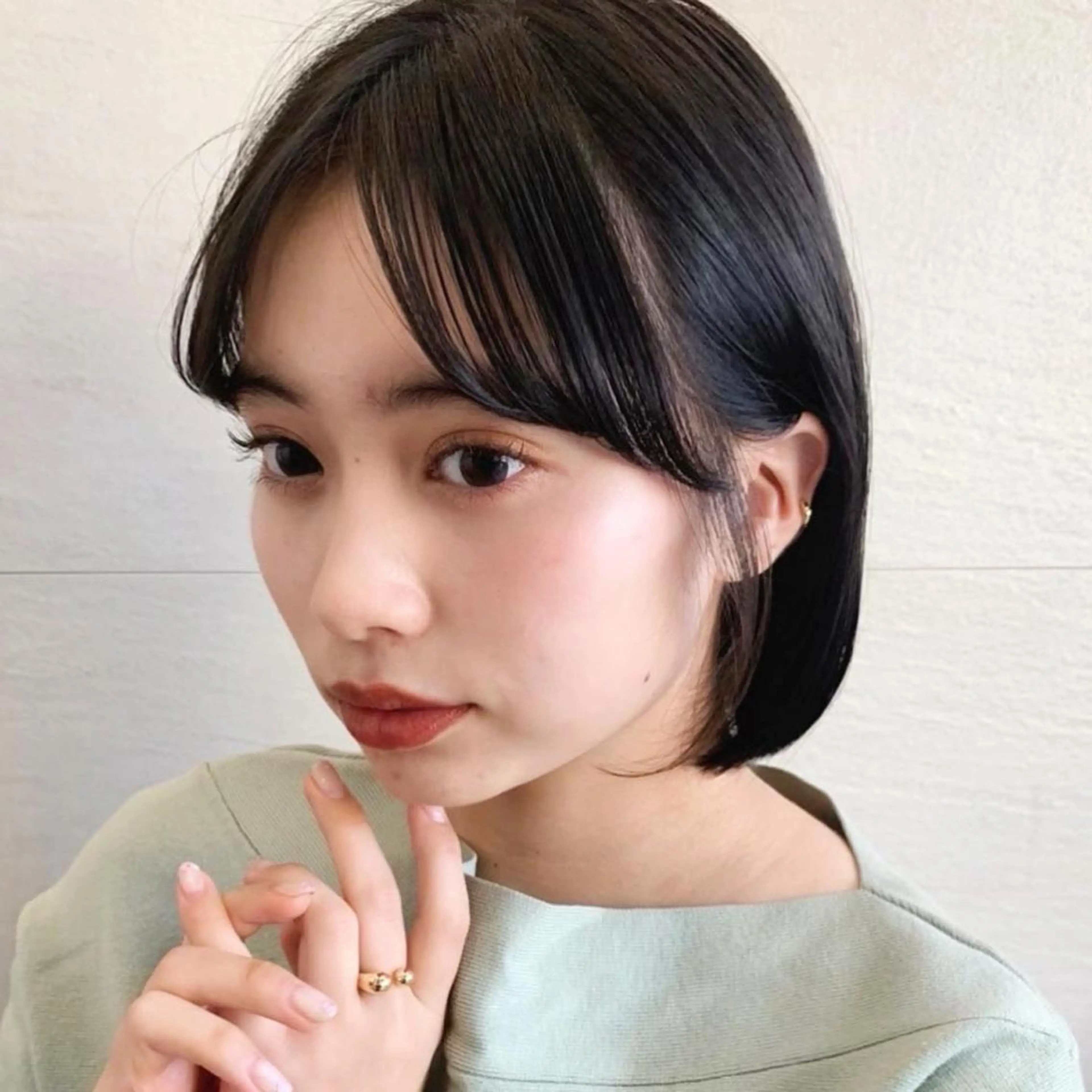 ショート カラー カット ヘッドスパ 🌱小顔ヘア/ボブ ミディアム/双葉🌱のヘアスタイル