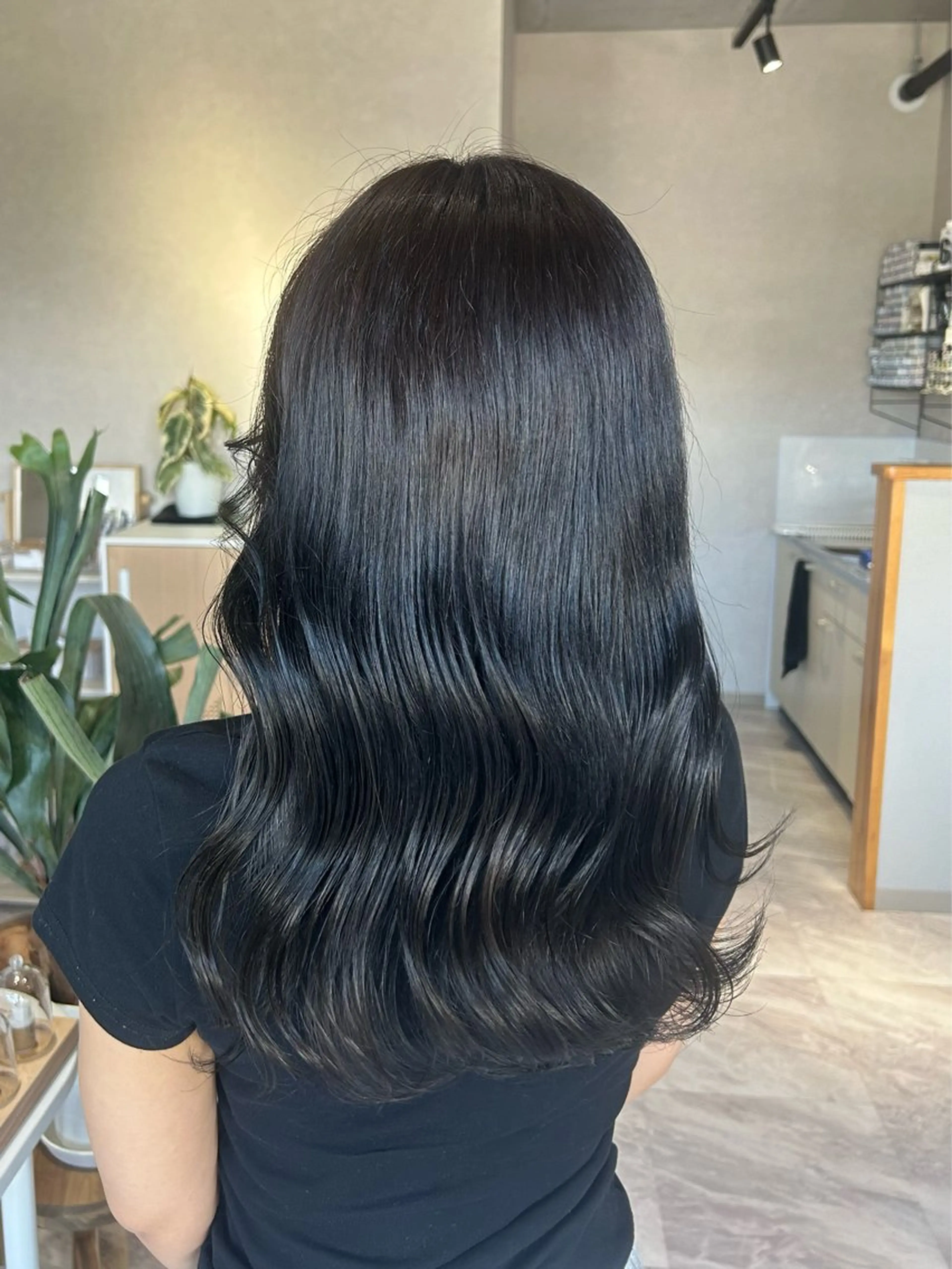 カラー グレージュ ヘアカラー Plume.所属・おおひら ののはのヘアスタイル