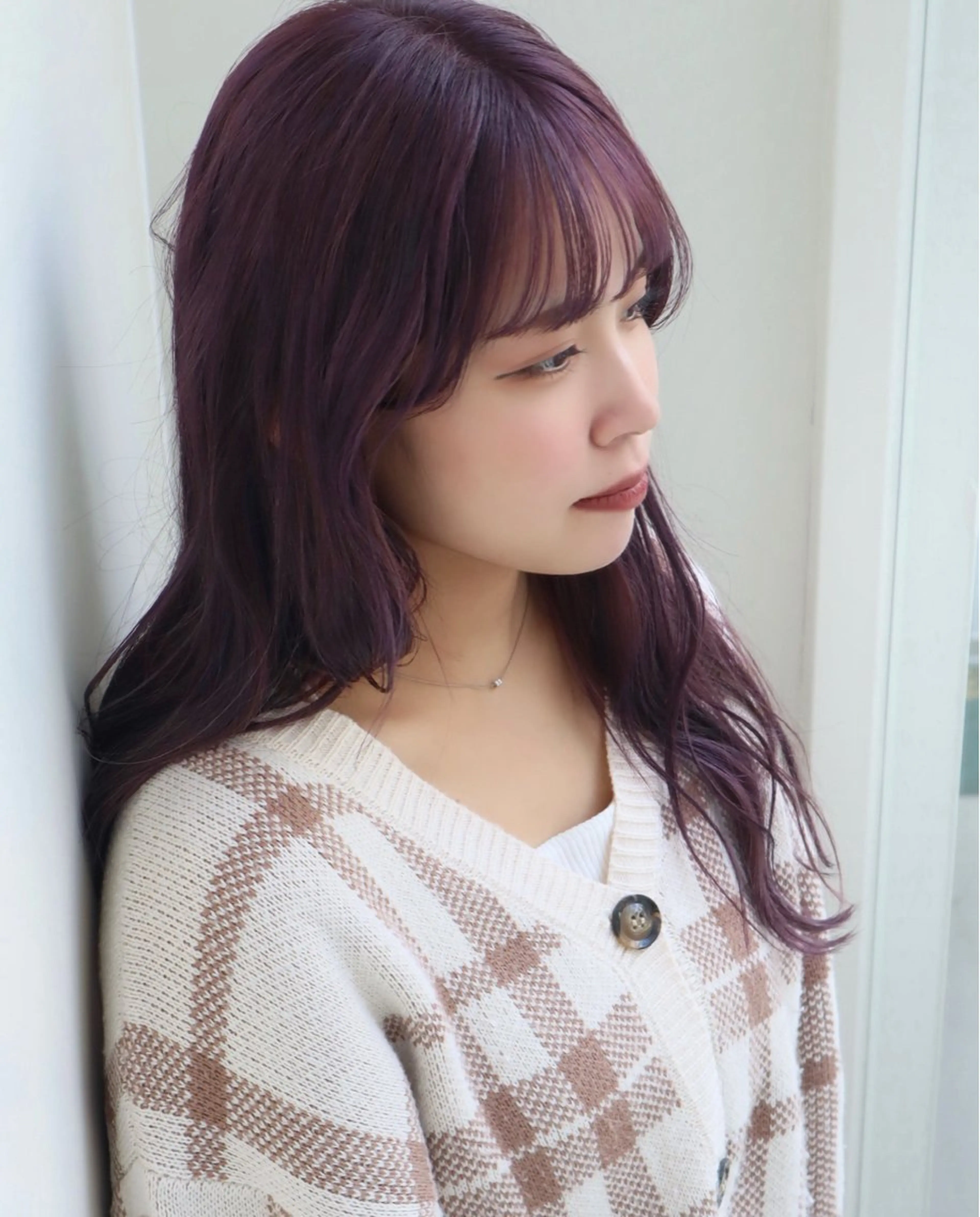 セミロング カラー 🪐美髪✖️艶カラー 加野彩果🪐のヘアスタイル