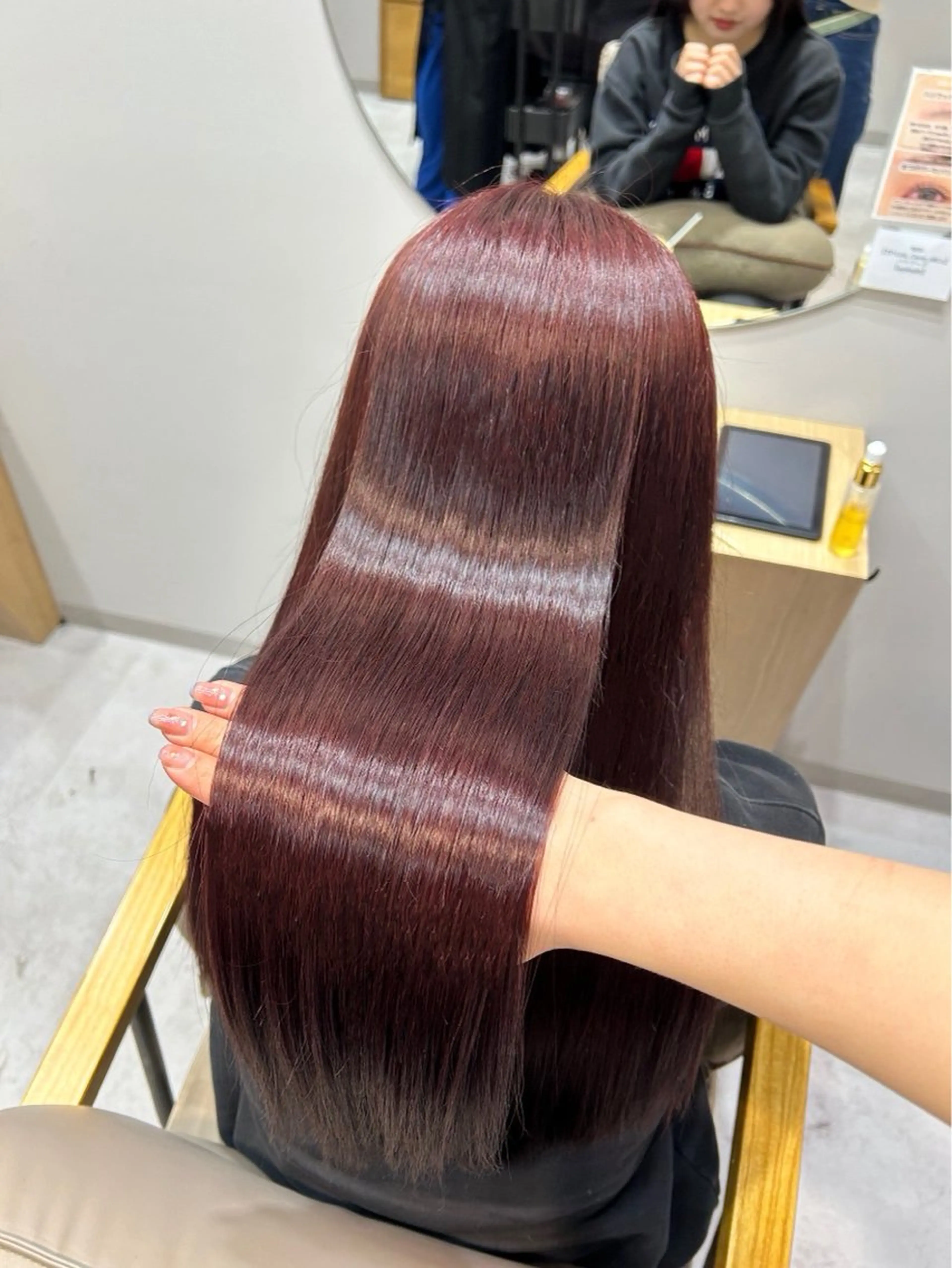 【平日限定❗️】暖色カラー💫ワンカラー➕超音波アイロントリートメントの写真