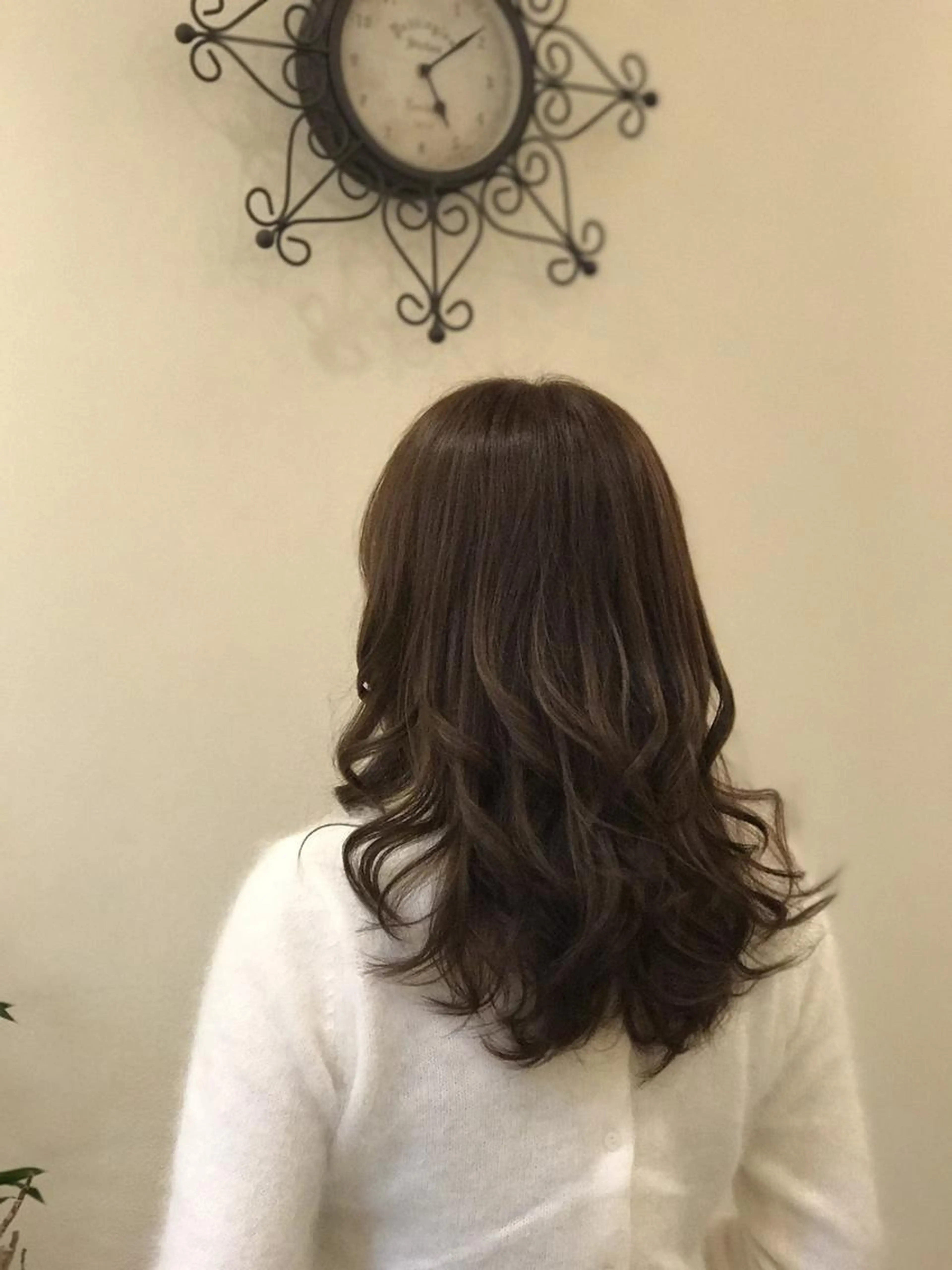 オーガニックカラー＋前髪カットの写真