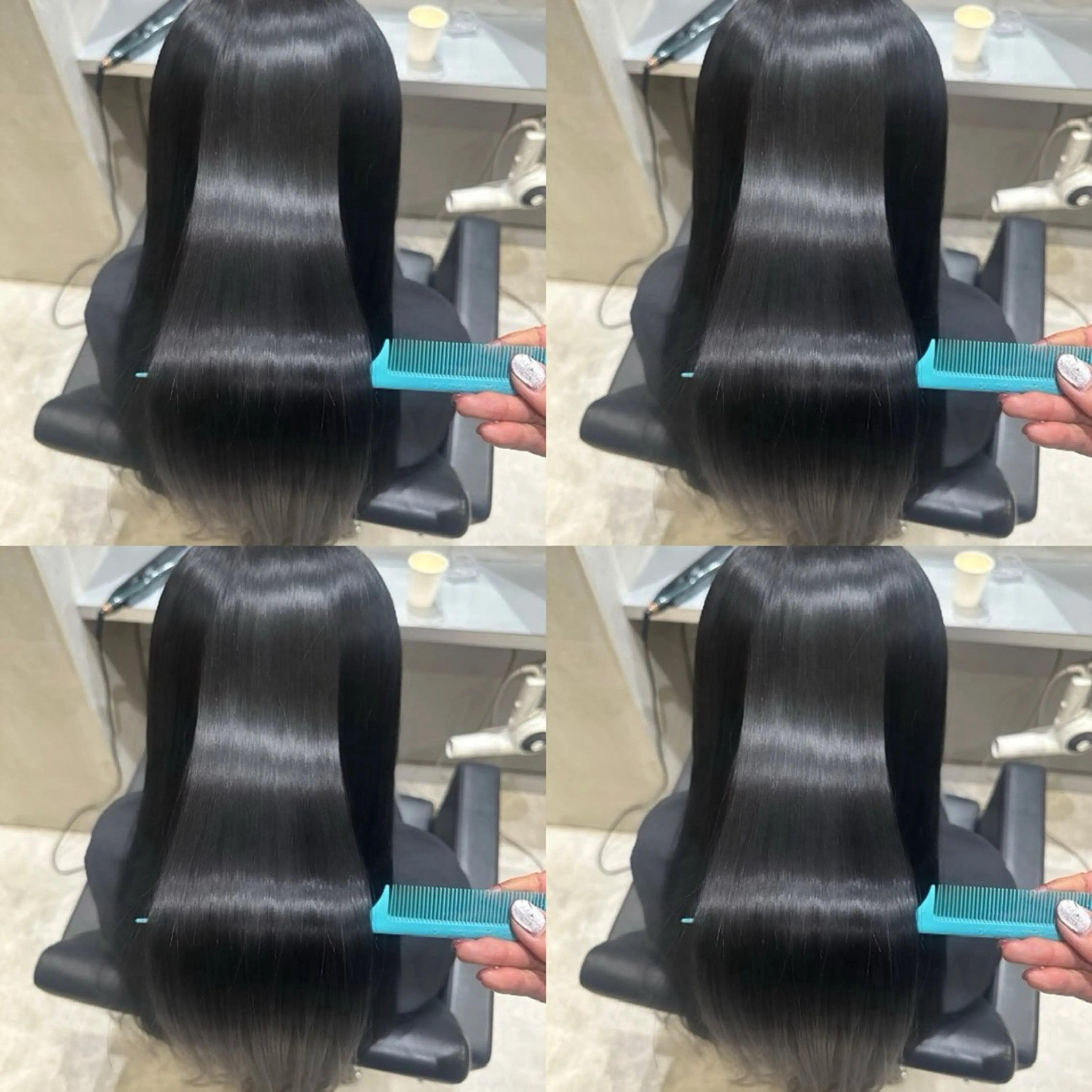 ロング カラー ヘアカラー トリートメント 韓国レイヤー/ ハッシュカットひかるのヘアスタイル
