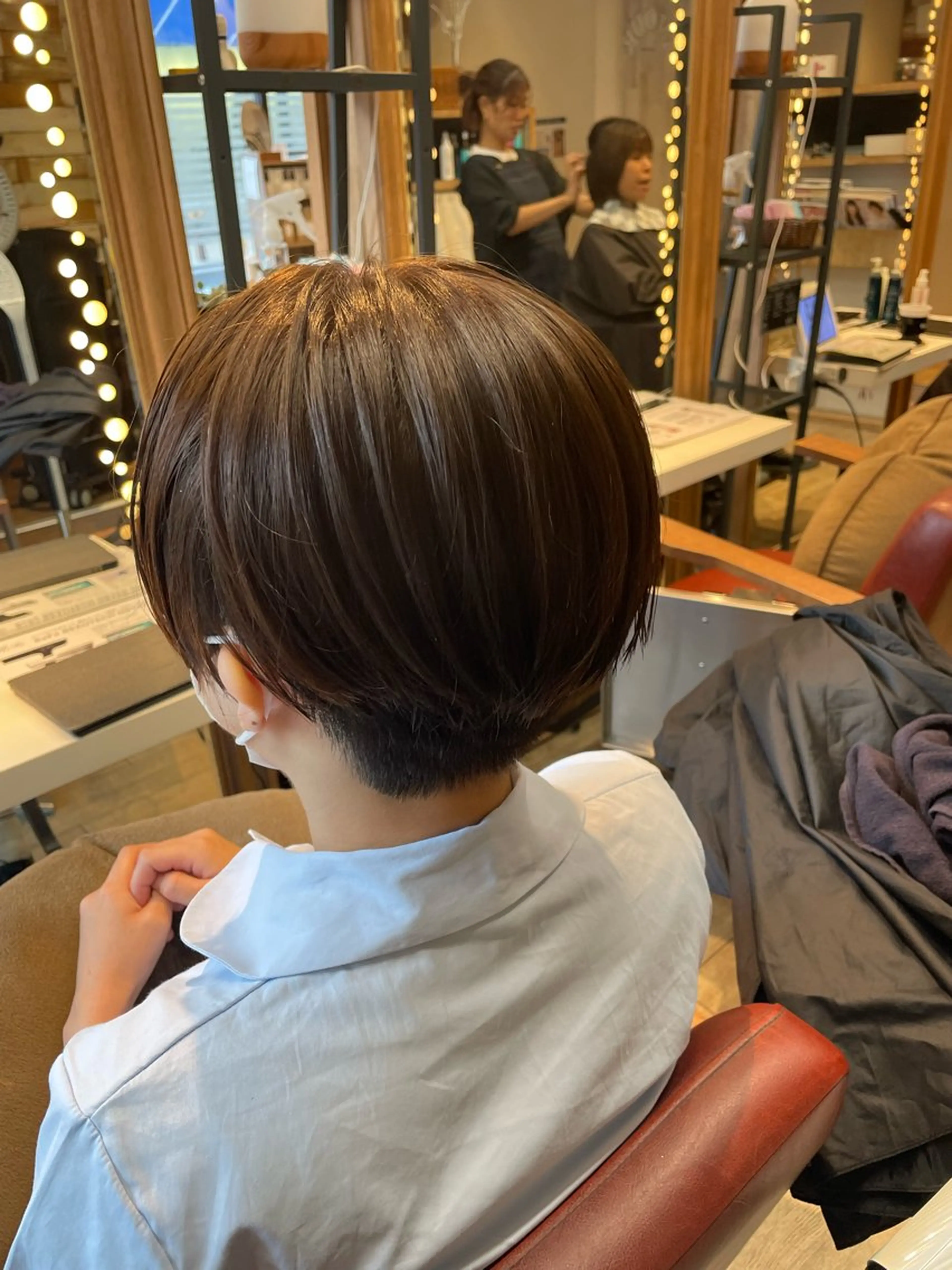 ショート カラー ショートヘア カット ヘアカラー トリートメント ✨横須賀髪質改善✨️ 加藤 百音のヘアスタイル