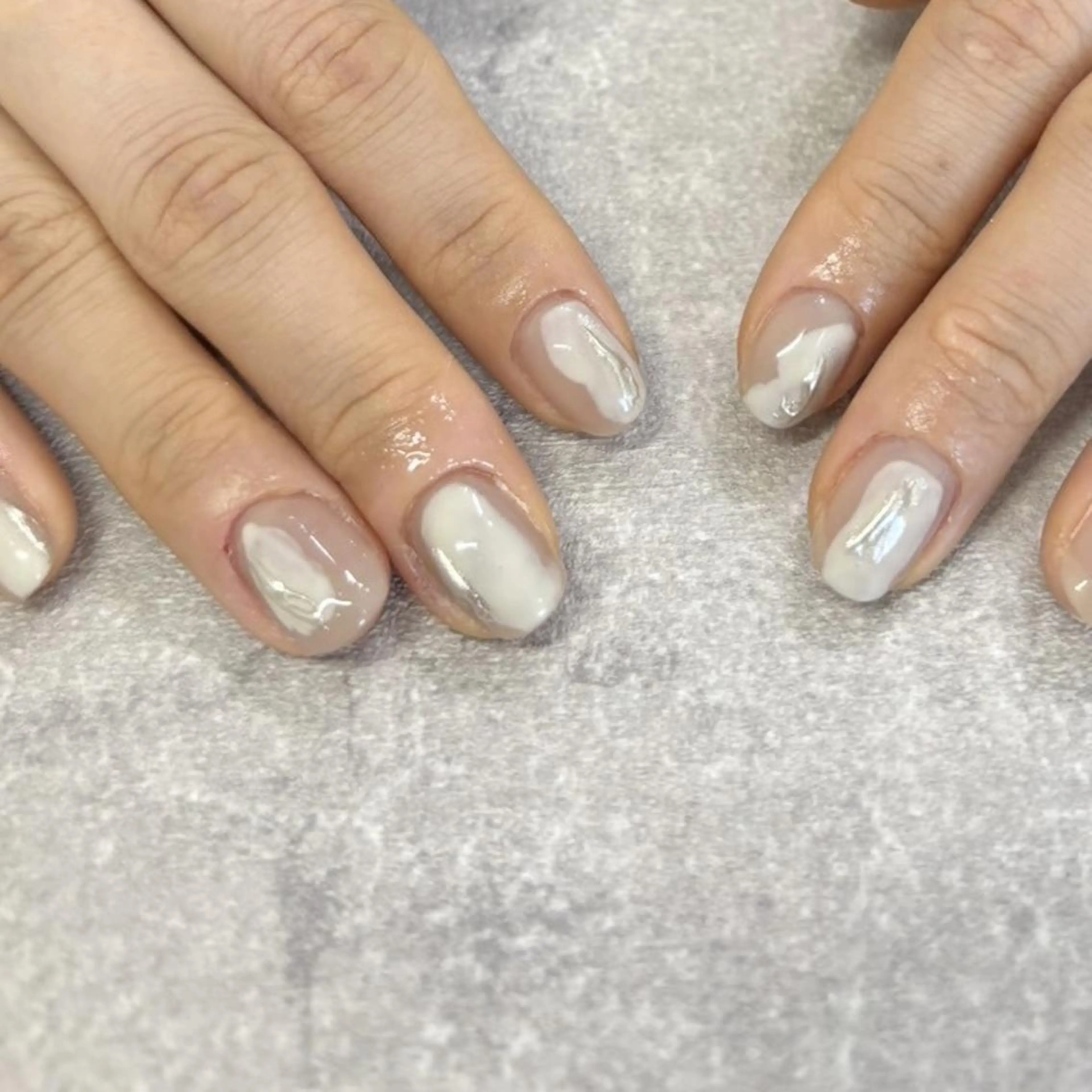 ネイル ニュアンスネイル ハンドネイル May. 昭和町のネイルデザイン