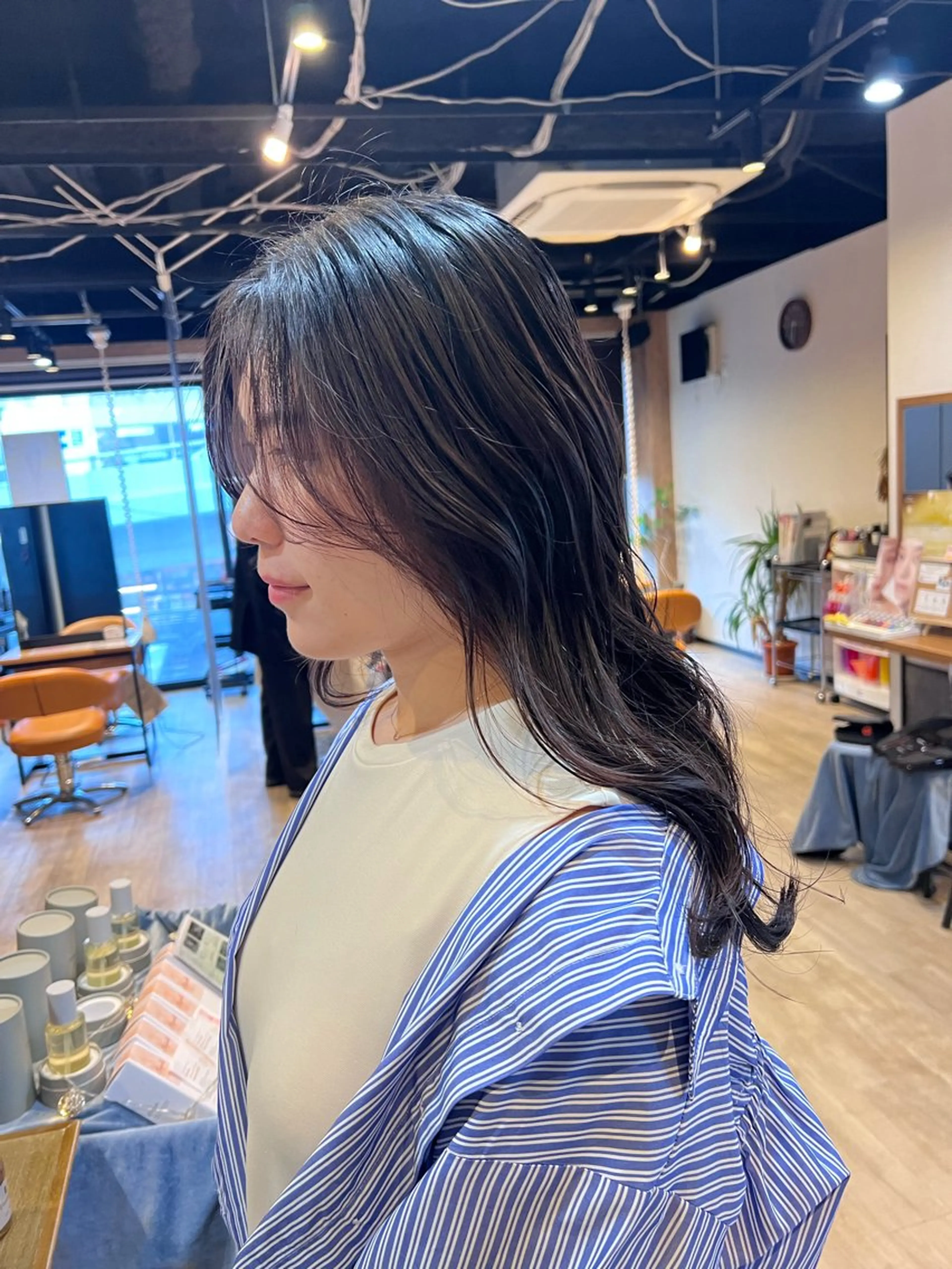 ロング カラー カットモデル 募集中💞栗林 悠のヘアスタイル