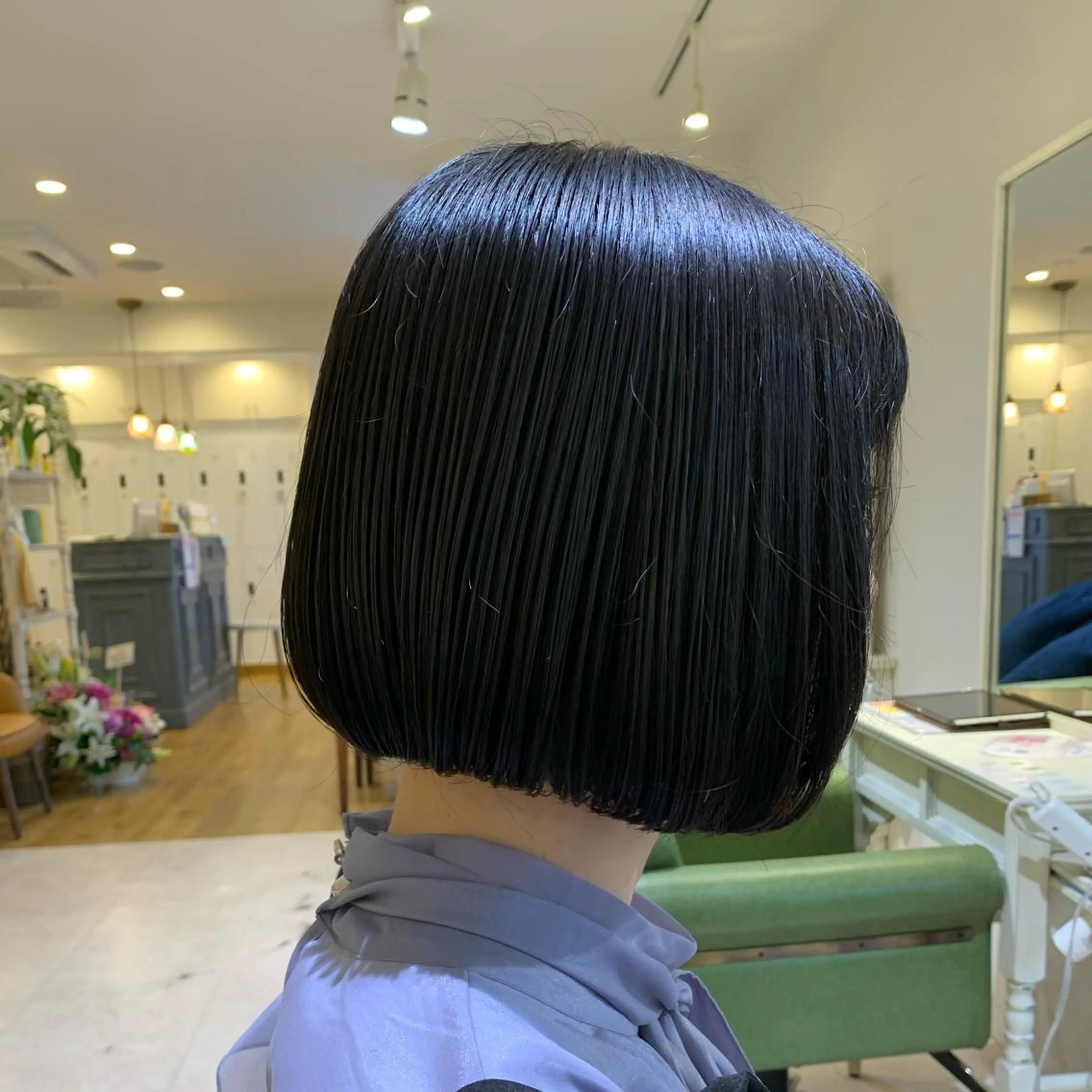 ショート ショートボブ 丸みショート ベリーショート ボブ くびれヘア Halo 長居店 "ROKI"のヘアスタイル