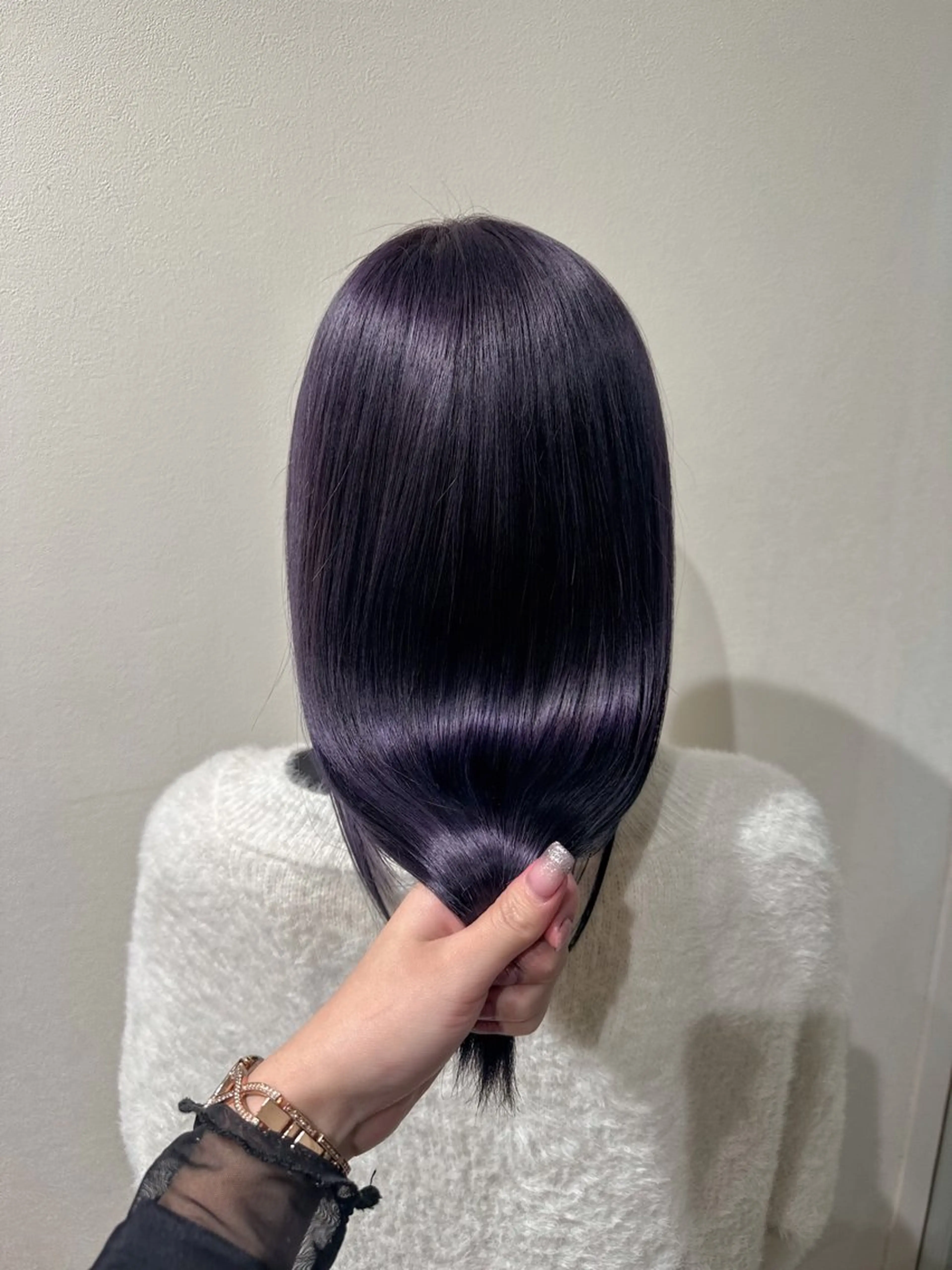 セミロング カラー ヘアカラー メンズ特化🏹カット パーマ/チヒロ🤍のヘアスタイル