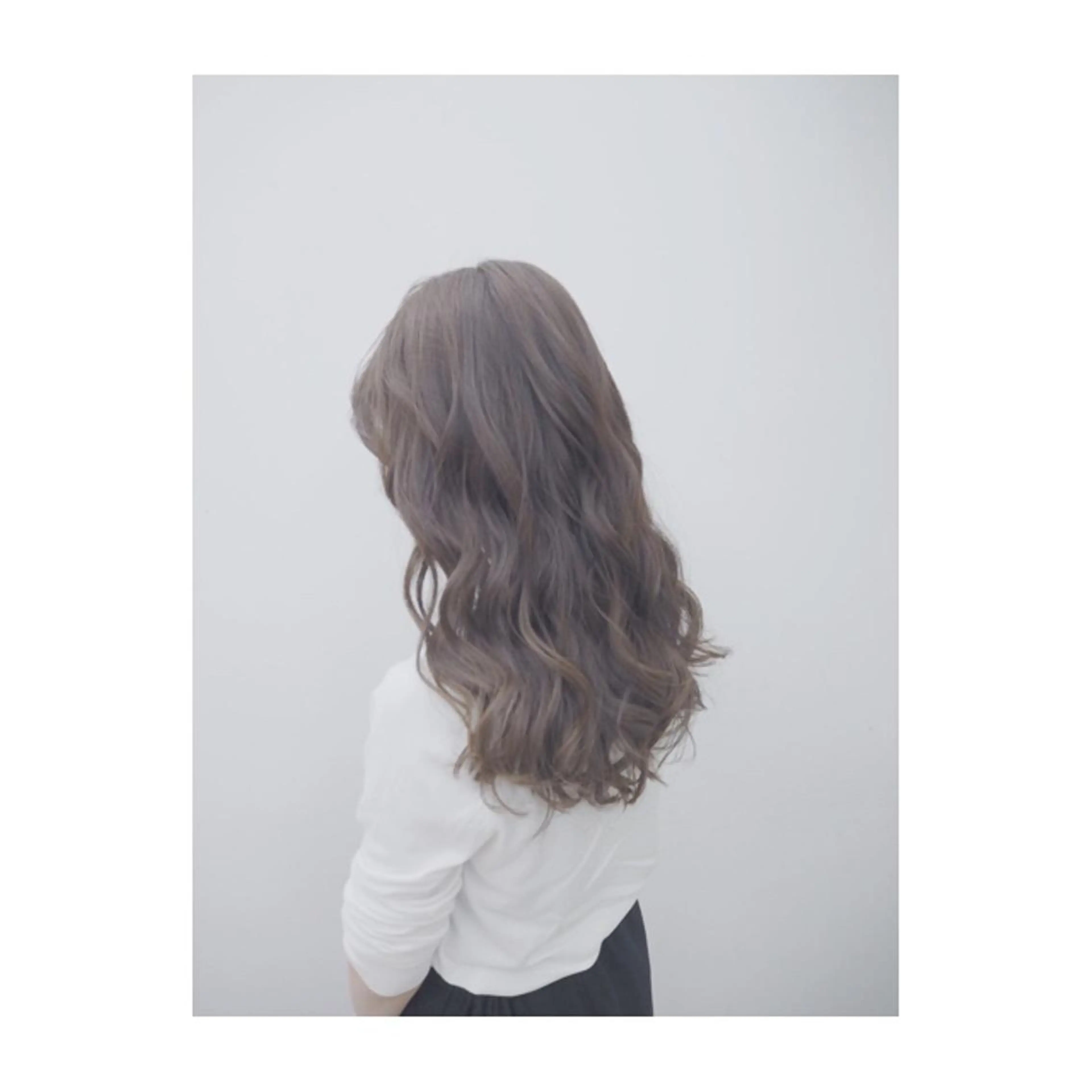 ロング カラー 永岡 鉄平のヘアスタイル