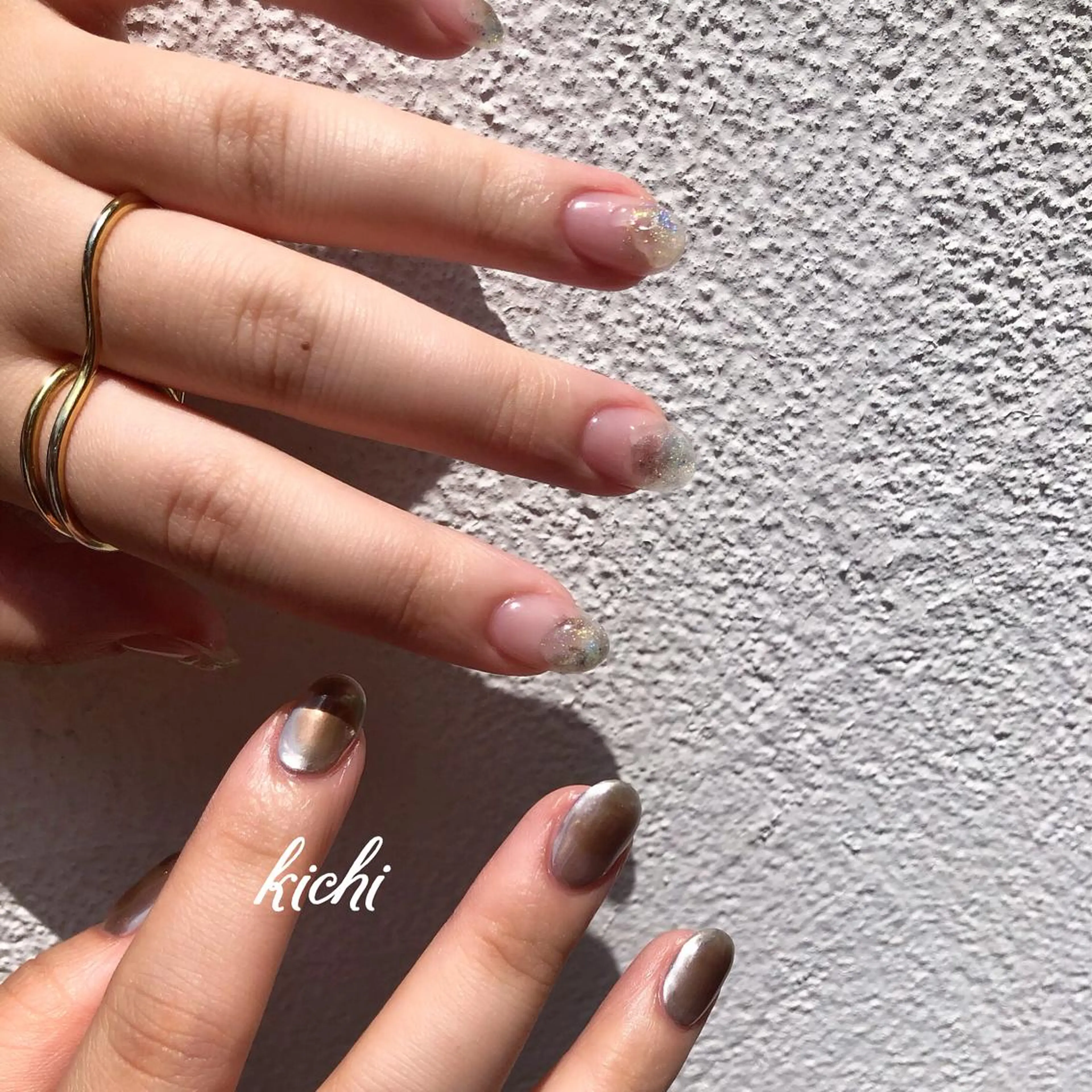 ネイル ハンドネイル フットネイル kichi･:* みじゅのネイルデザイン