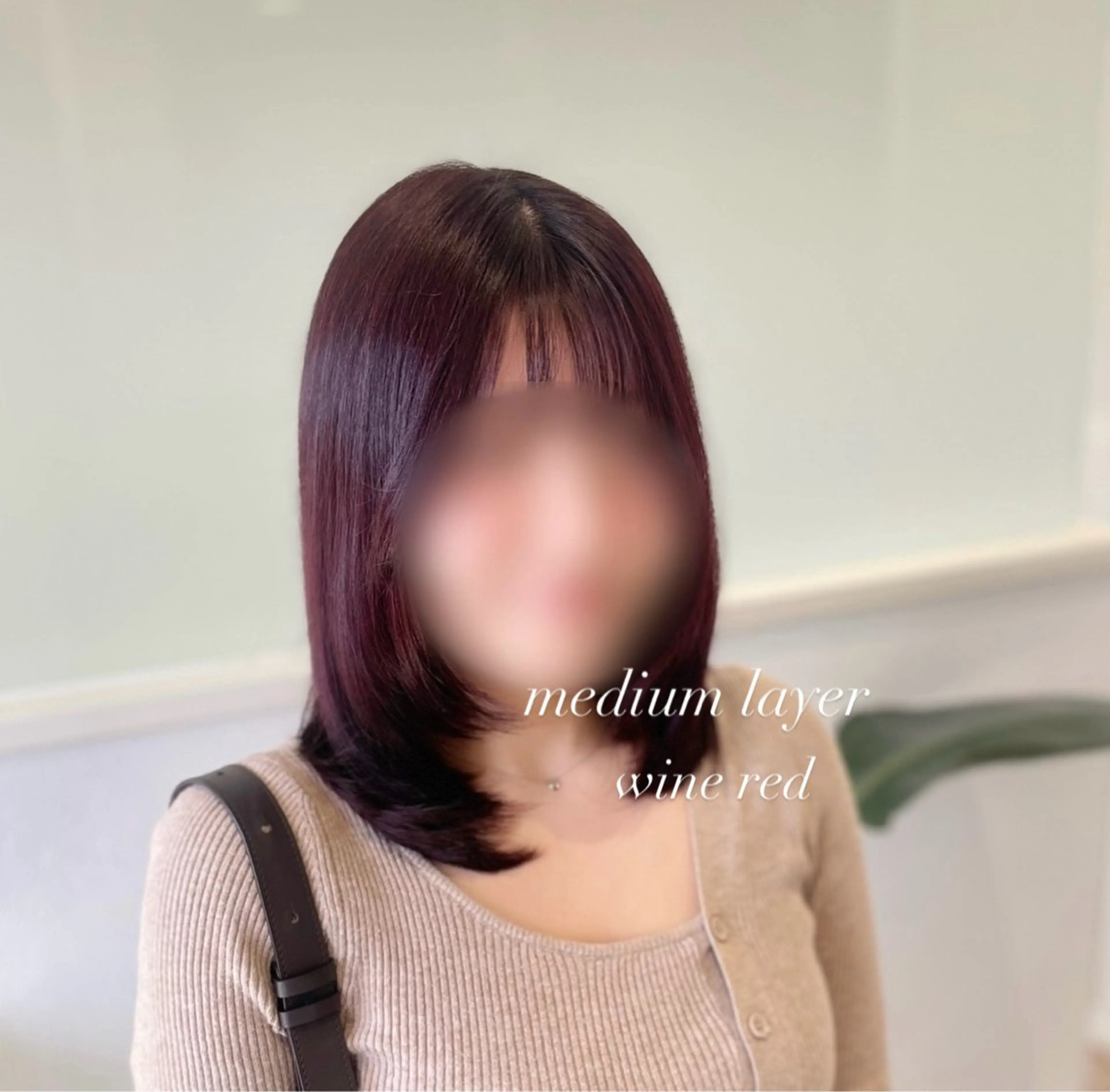 ミディアム カット ヘアカラー Soleil Rukaのヘアスタイル