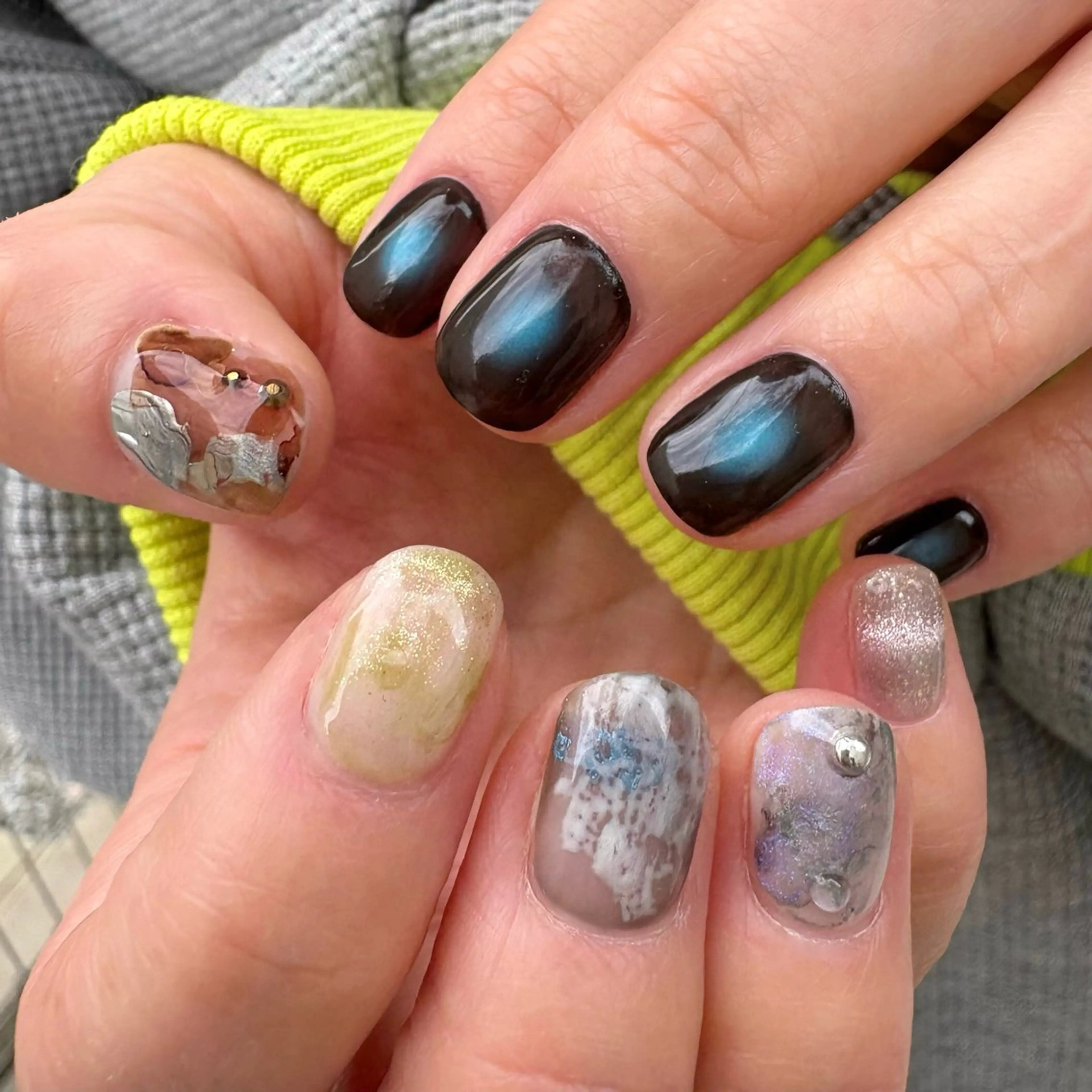 ネイル ハンドネイル ano 生駒ネイルサロンのネイルデザイン