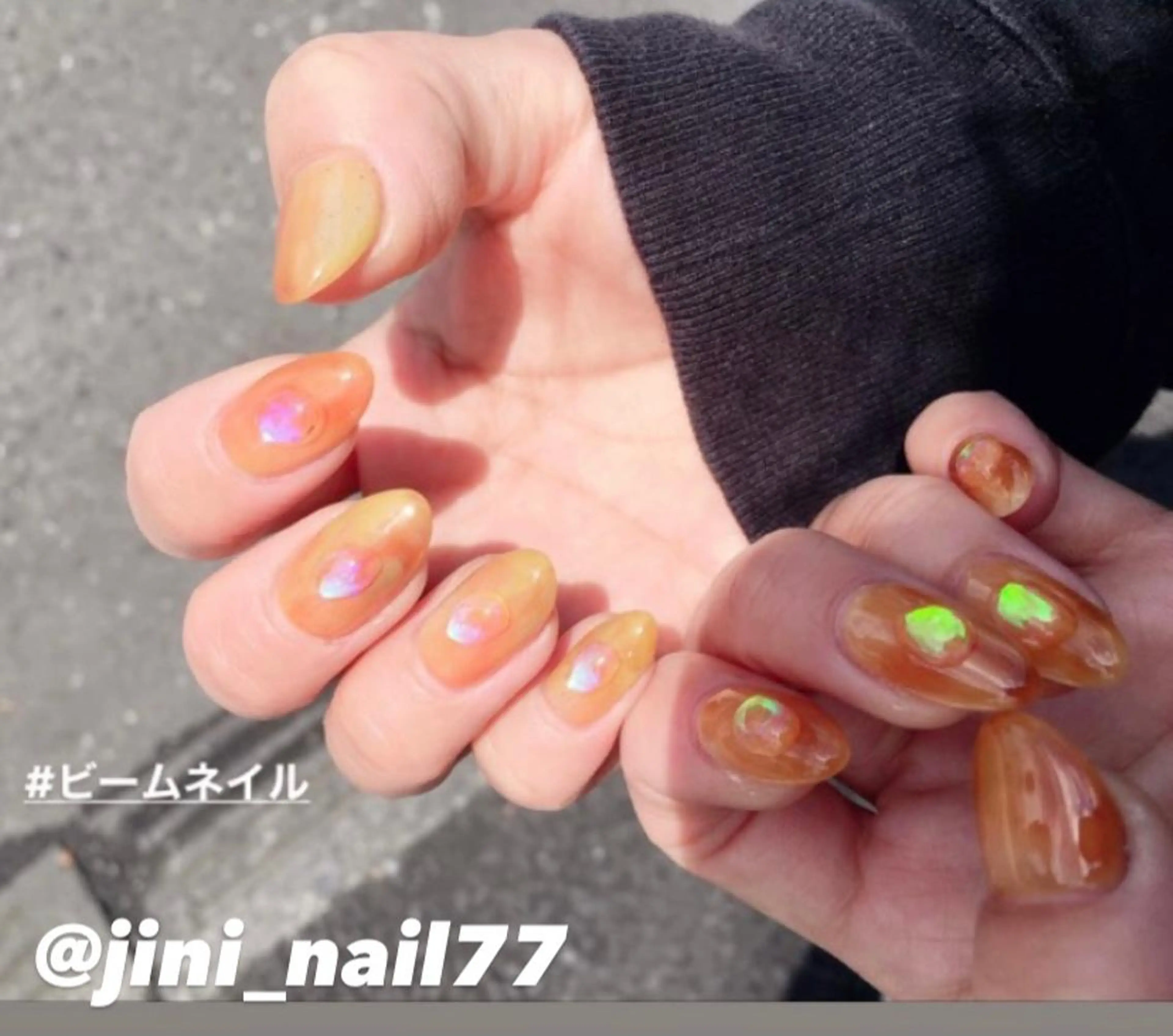 ネイル ハンドネイル JINI NAIL所属・ジニ ネイルのネイルデザイン