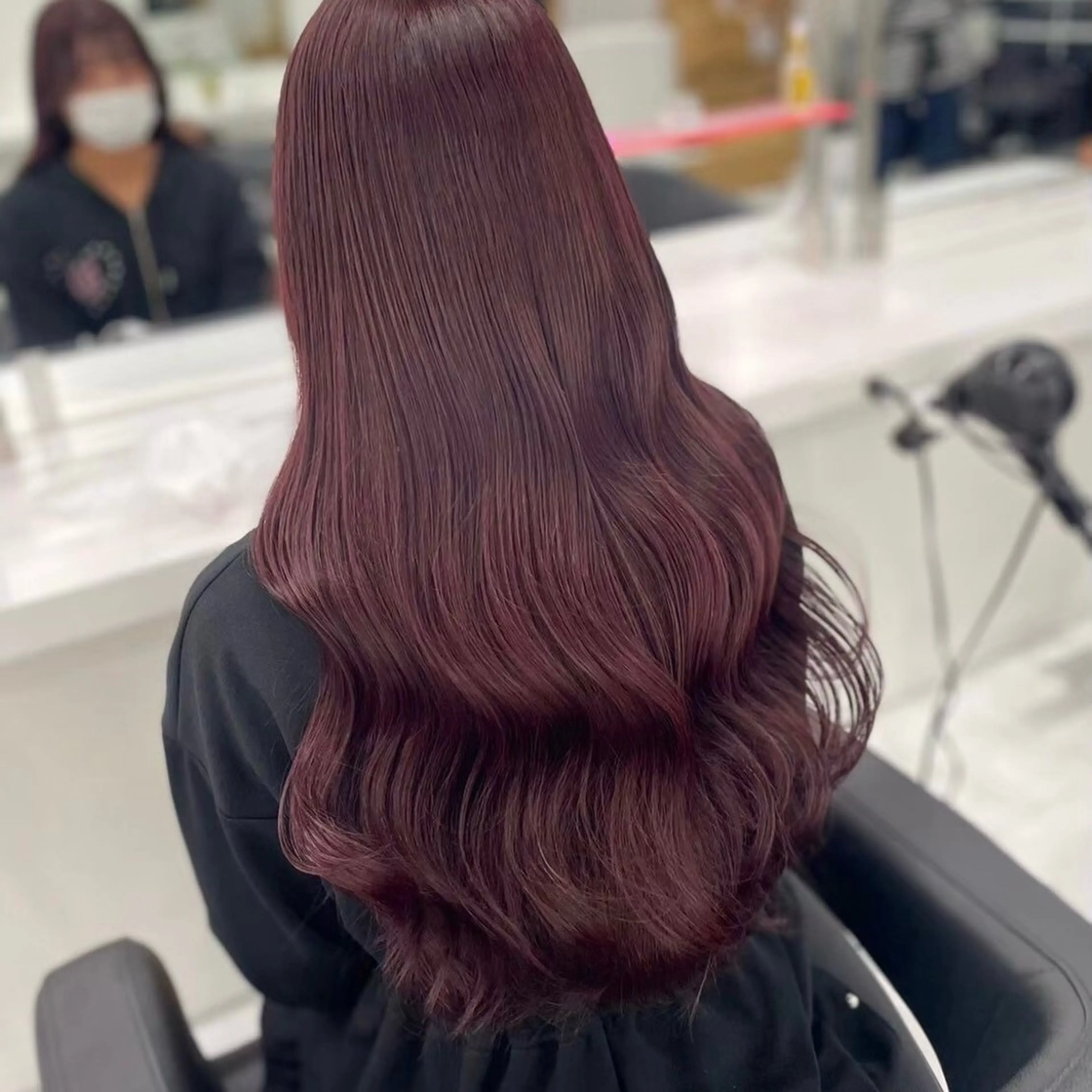 ロング カラー ヘアアレンジ ヘアカラー ブリーチ無し透明感 🕊AZUSAのヘアスタイル