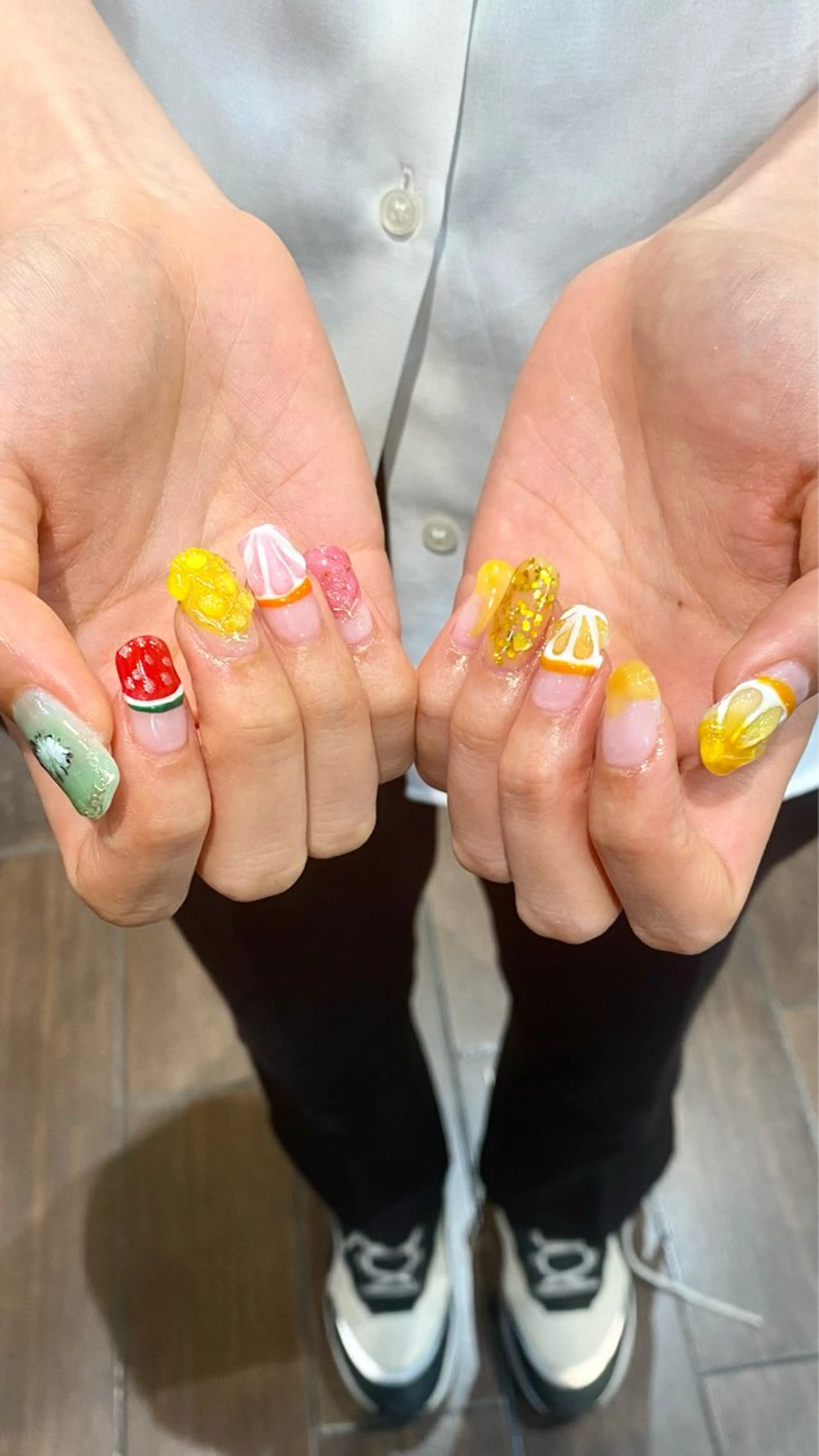 ネイル ブルー ジェルネイル 韓国ネイル ネイビー ワンカラーネイル メンズヘア個性派 ネイル/コトミ🐸のネイルデザイン