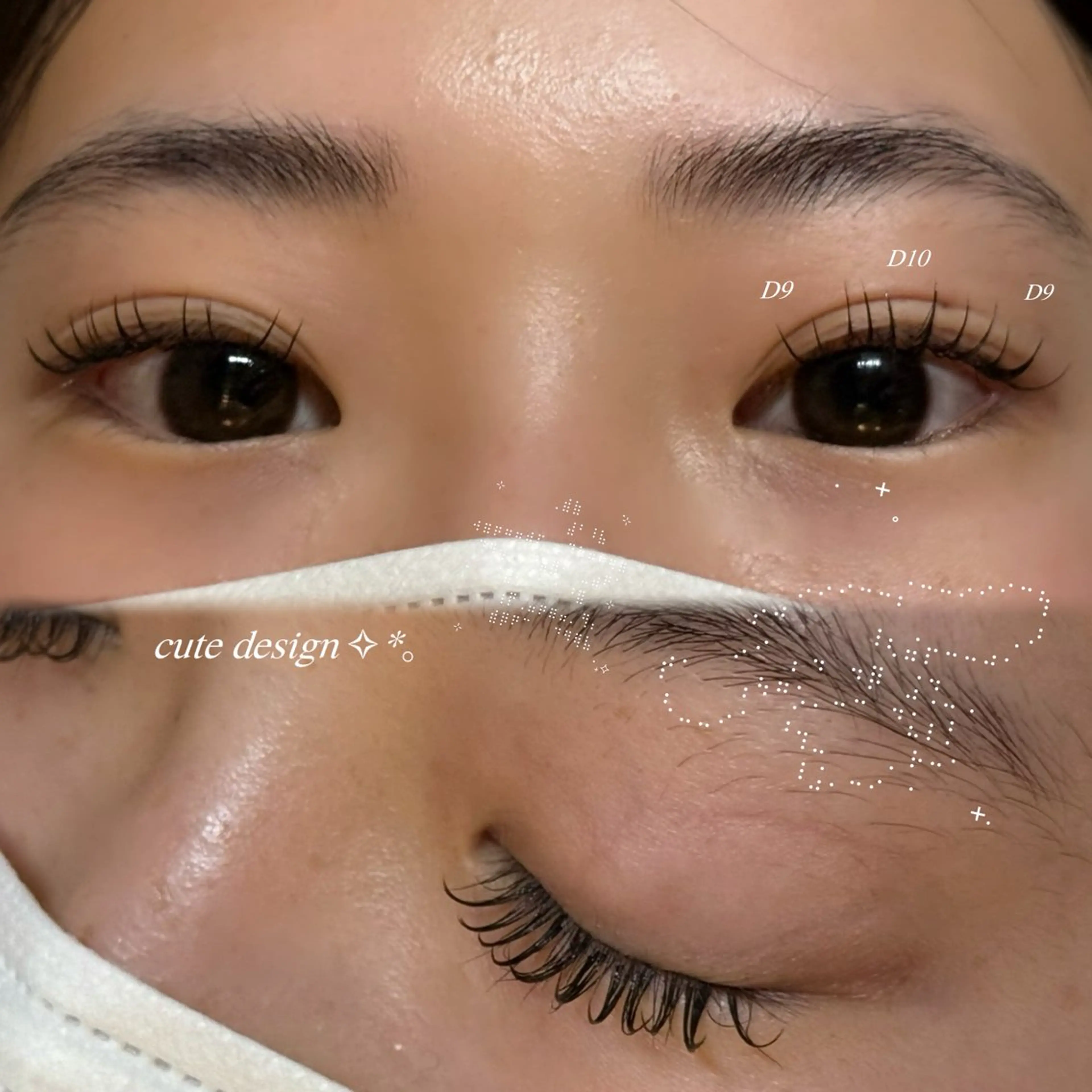 マツエク・マツパ キュート セーブル マツエク yuma ୨୧のマツエク・マツパデザイン