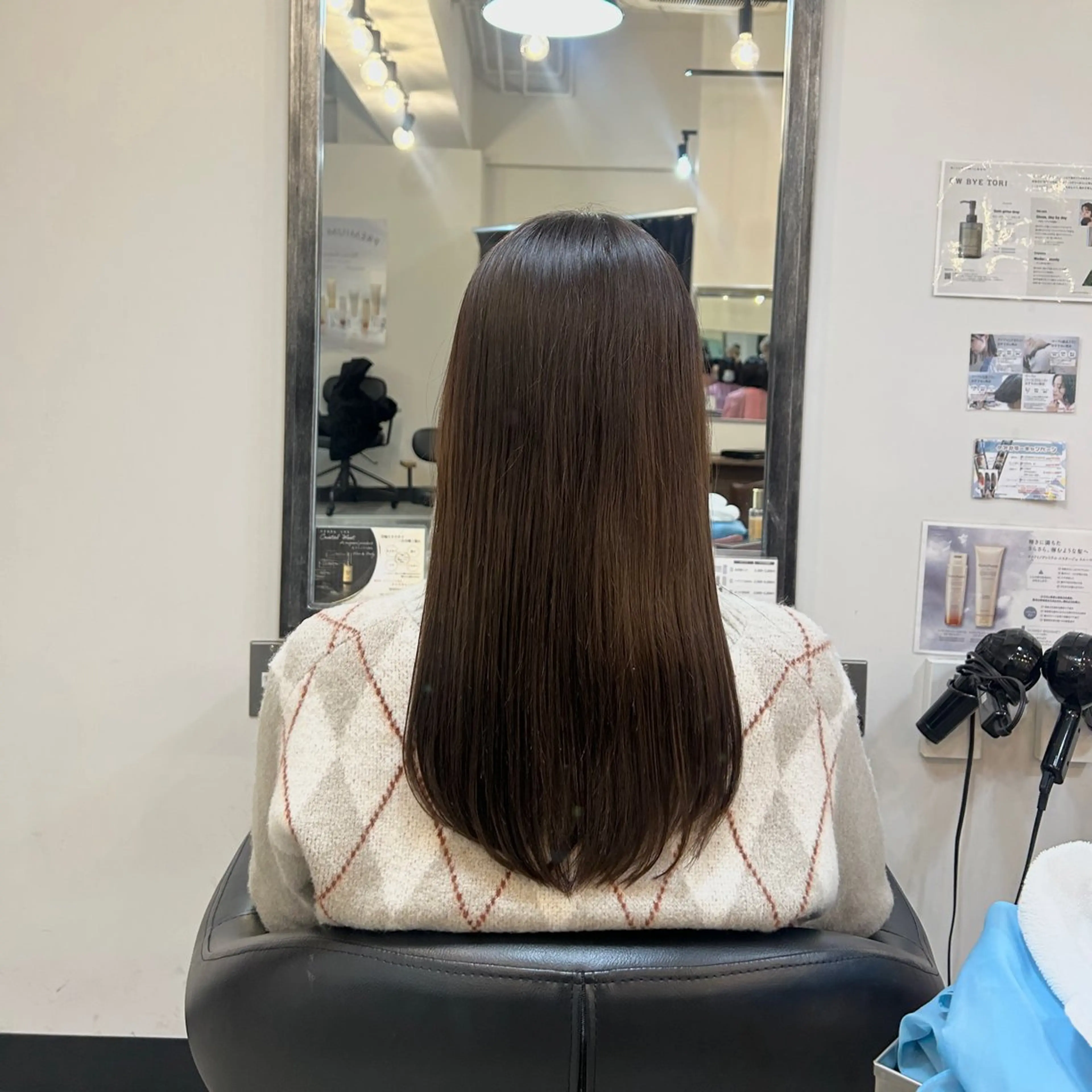 ロング 顔周りカット ✂️カットモデル 無料🫧ミユウ🫧のヘアスタイル