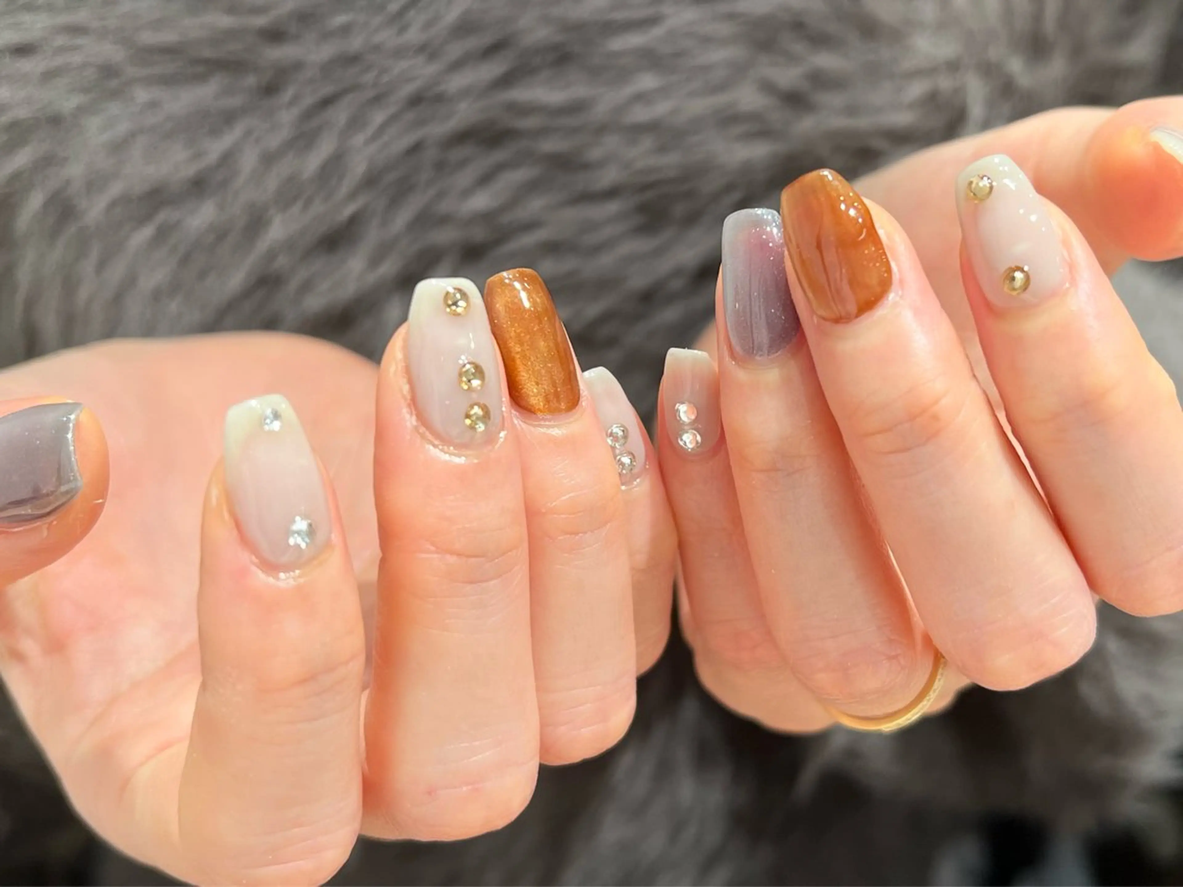 ネイル fumina 💚💛のネイルデザイン