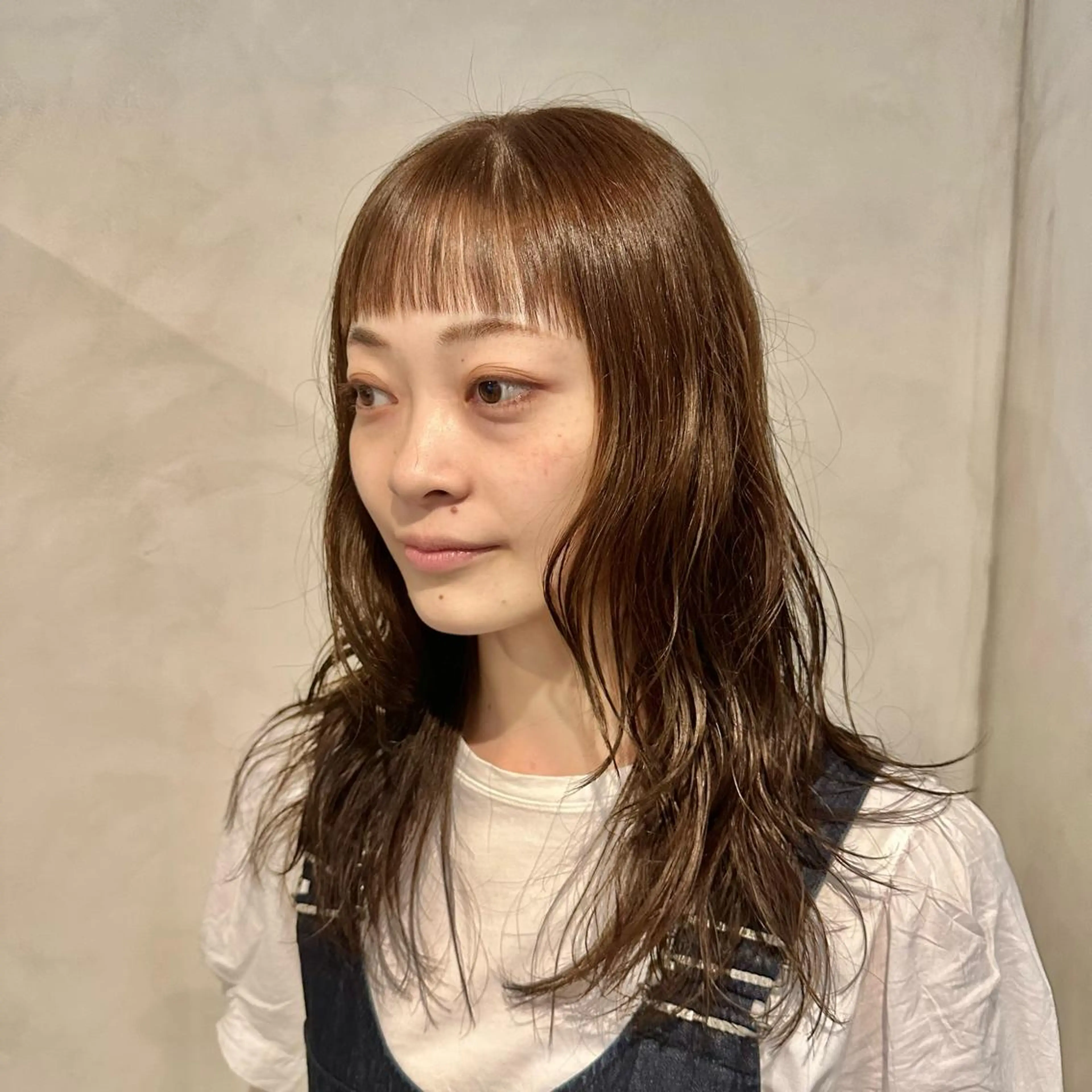 ロング パーマ カット パーマ トリートメント Aust hair Stella新宿所属・Yuki☺︎パーマ レイヤーカットウルフのヘアスタイル
