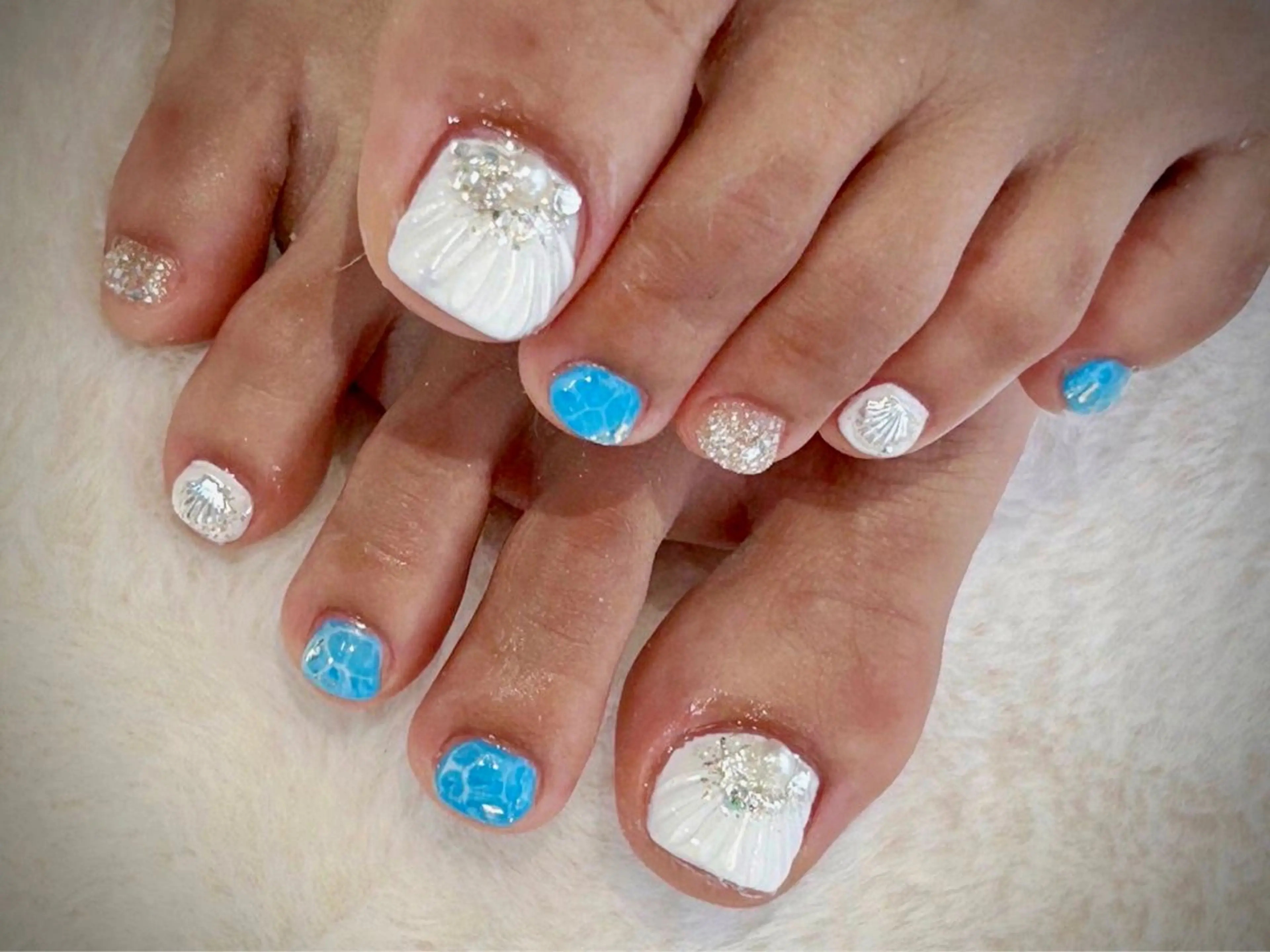 ネイル フットネイル 夏ネイル フットネイル Epokku ネイルサロンのネイルデザイン