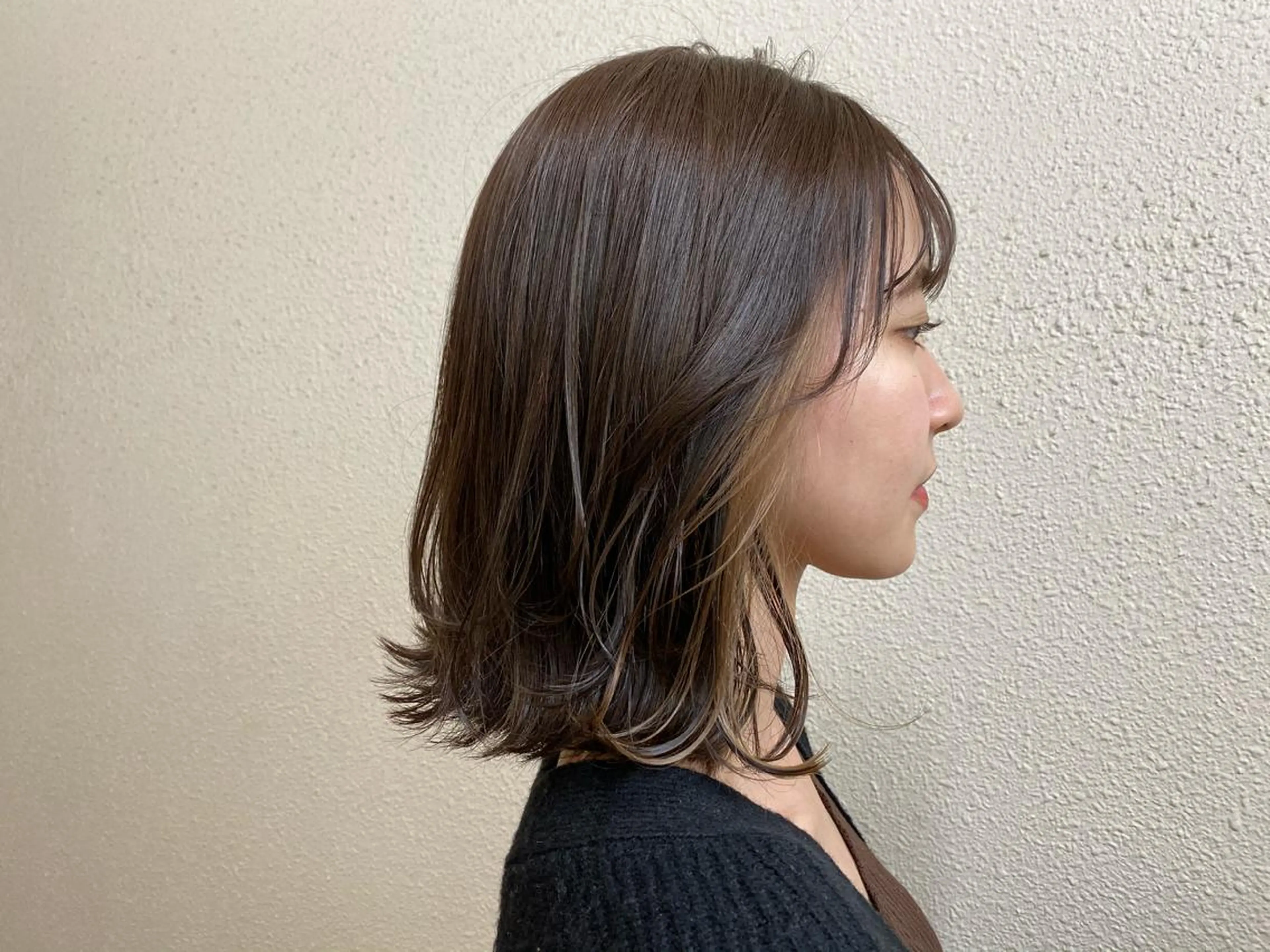 ミディアム カラー ベージュカラー インナーカラー ヘアカラー トリートメント 半個室女性salon 🩰Natsumiのヘアスタイル