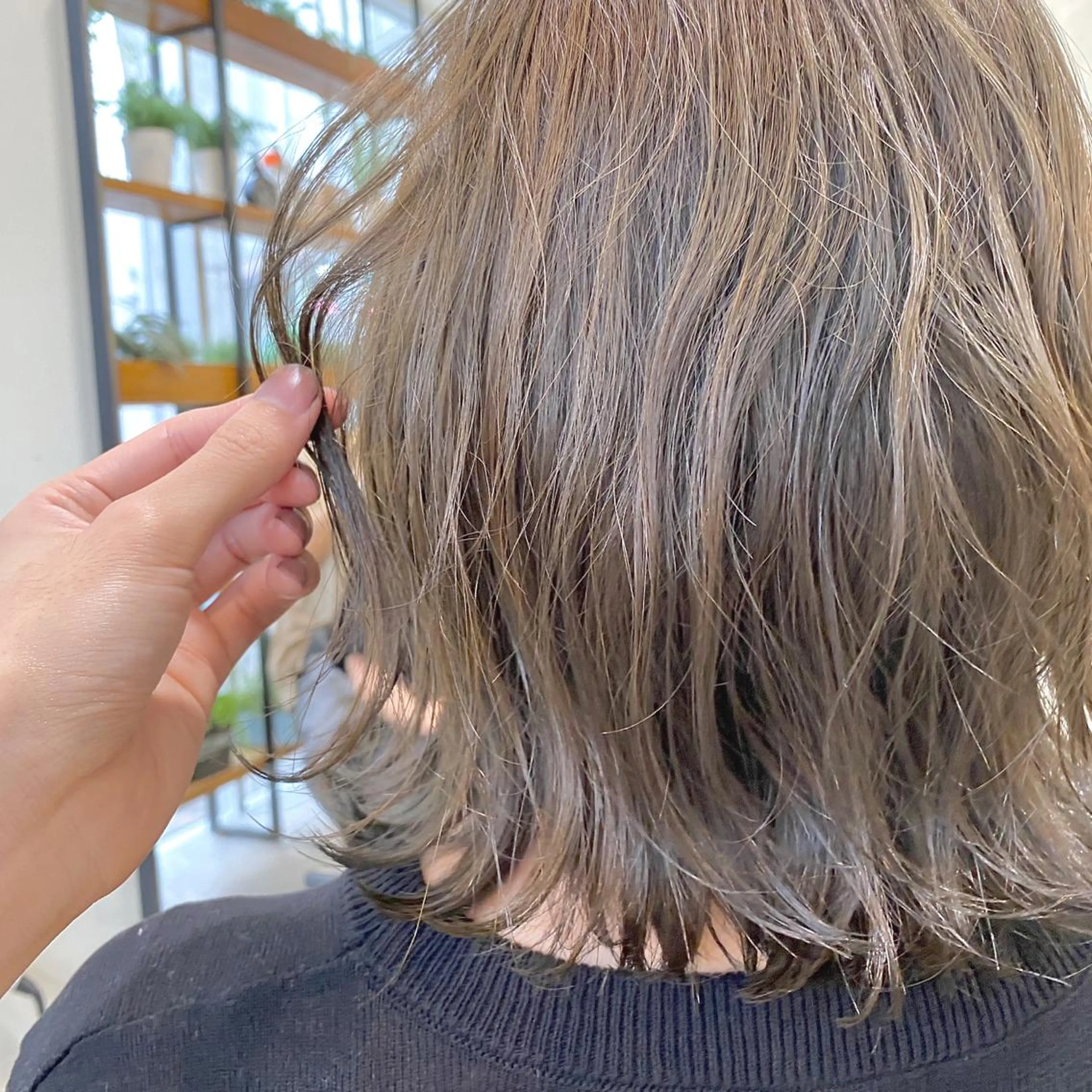 ミディアム カラー ヘアアレンジ tane.所属・【ダメージレス施術】 【透明感】北村 拓也のヘアスタイル