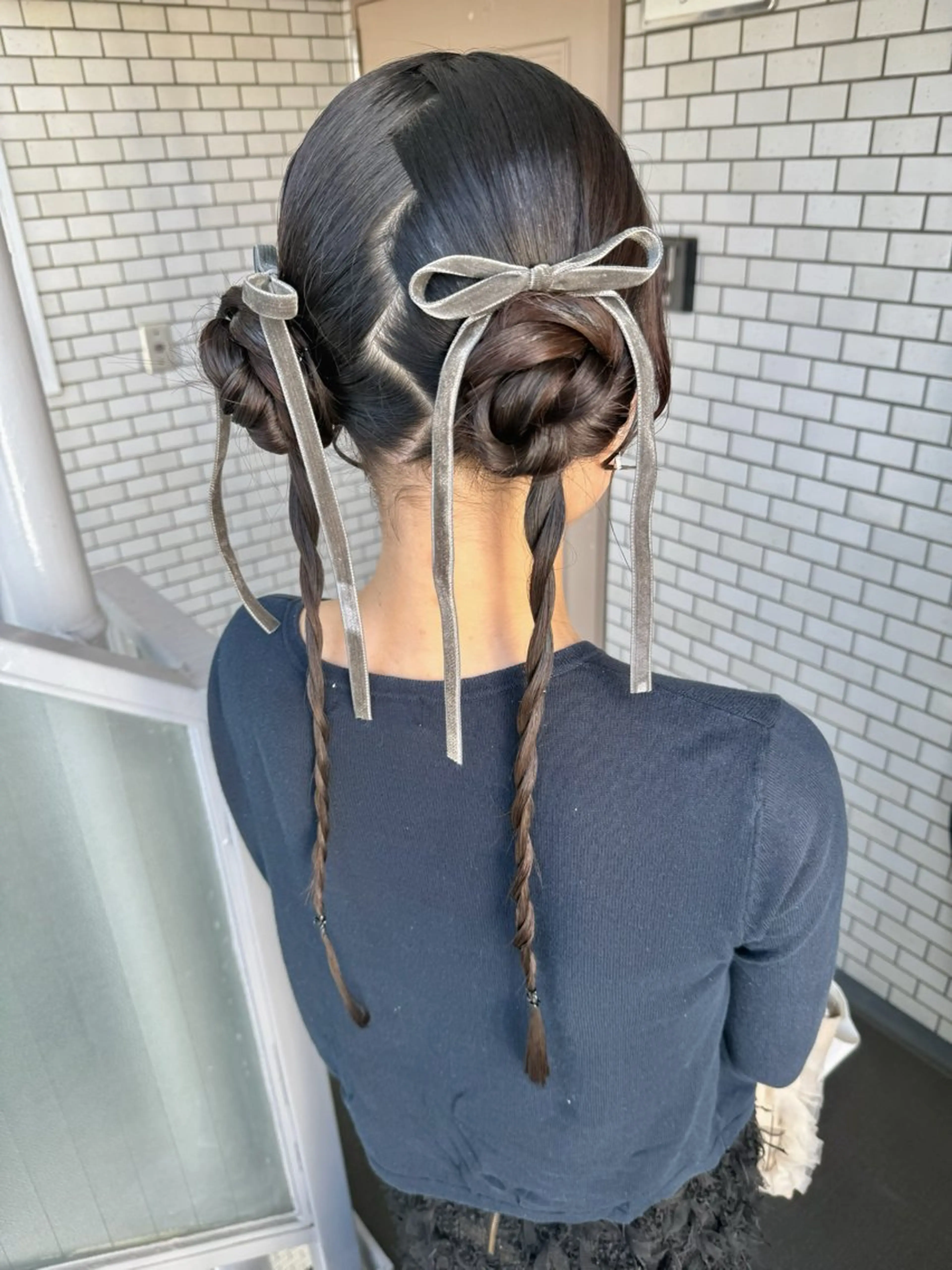 ロング ヘアアレンジ デート 韓国風ヘア ヘアセット 🎀韓国ヘアメイク /nene/表参道のヘアスタイル