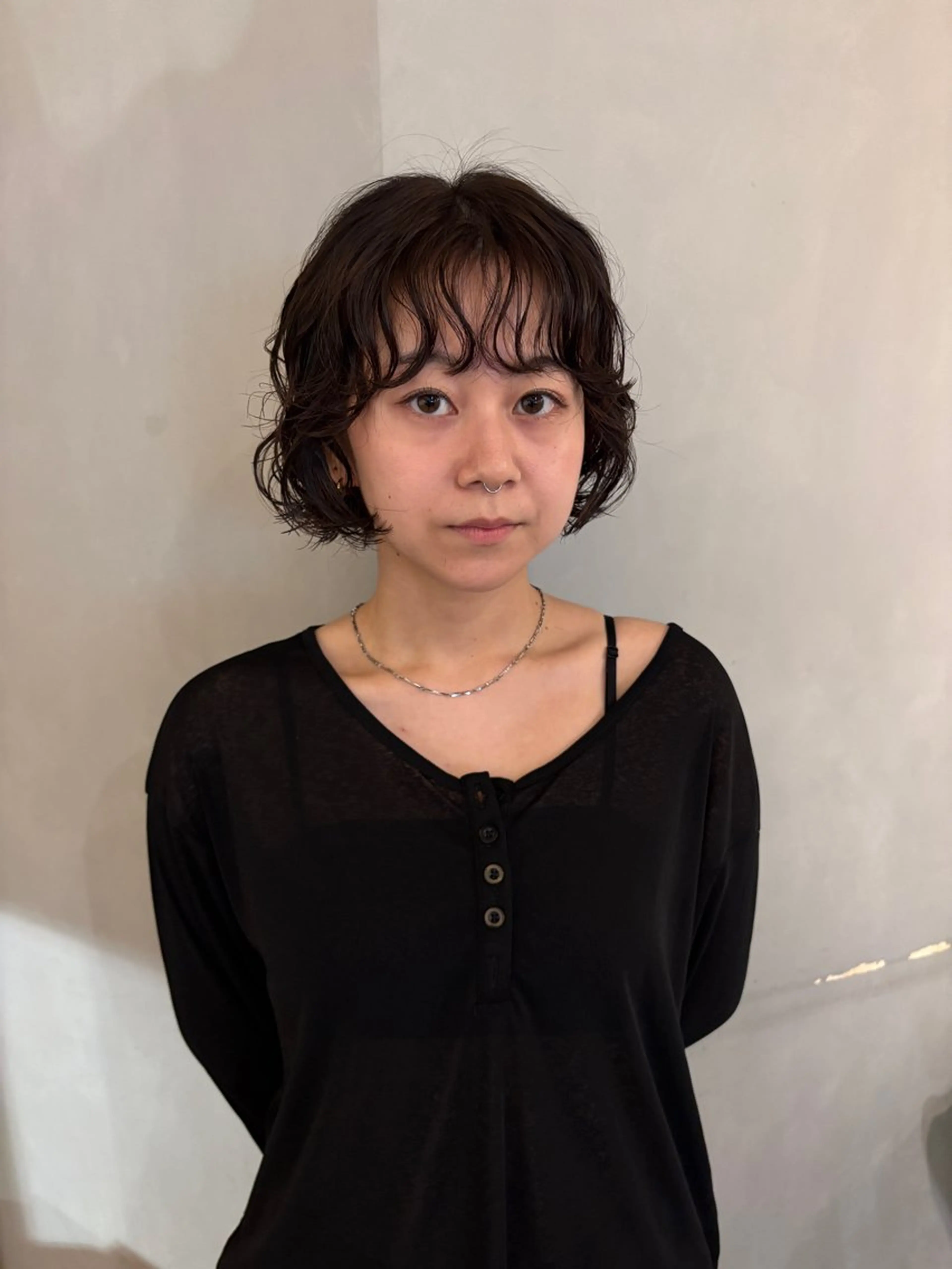 ショート カット パーマ パーマ/ボブ,ロング ヤマシタミウ🌀のヘアスタイル