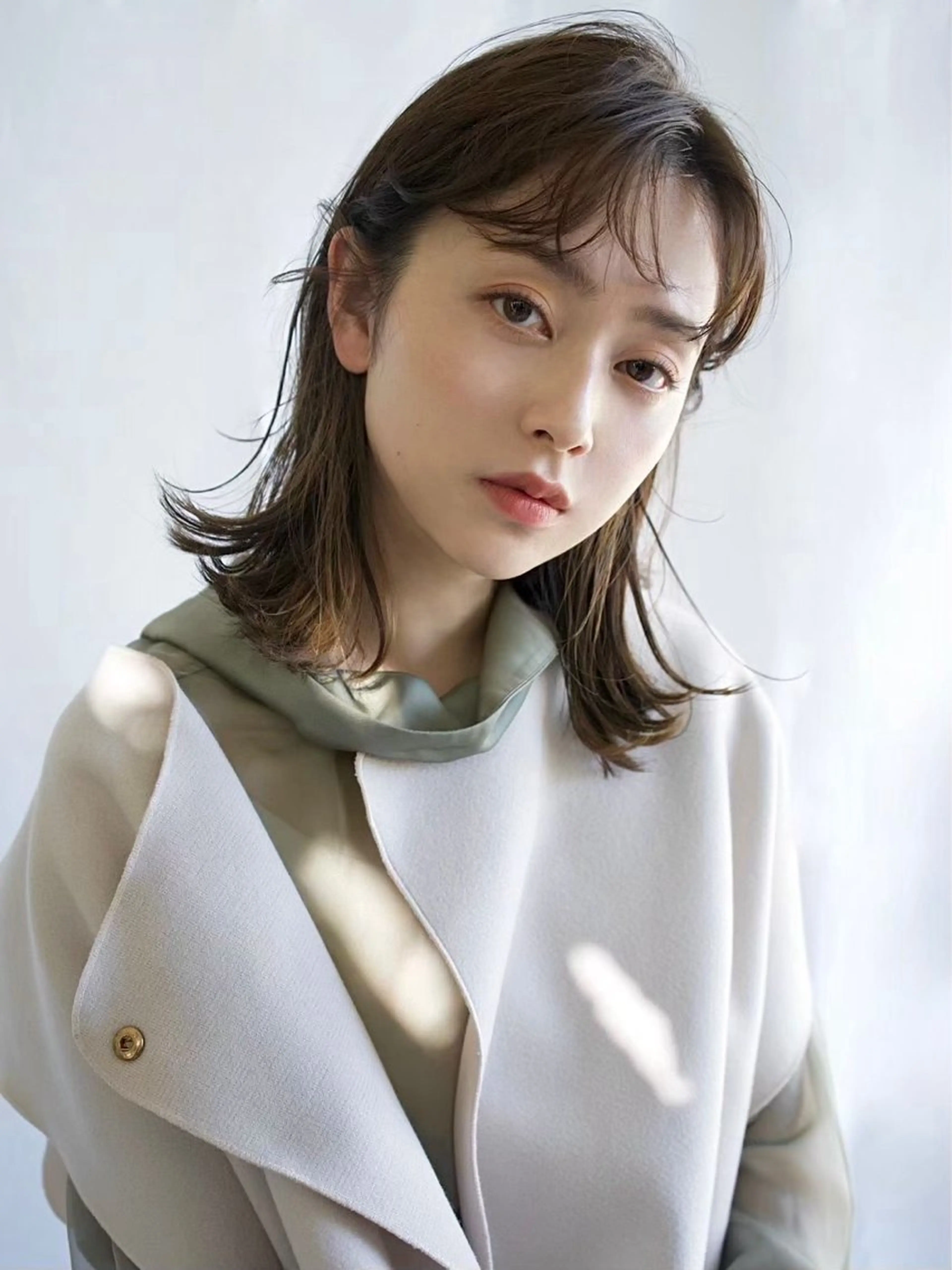 ミディアム 頭皮につけないカラー /白髪ぼかし/実加永のヘアスタイル