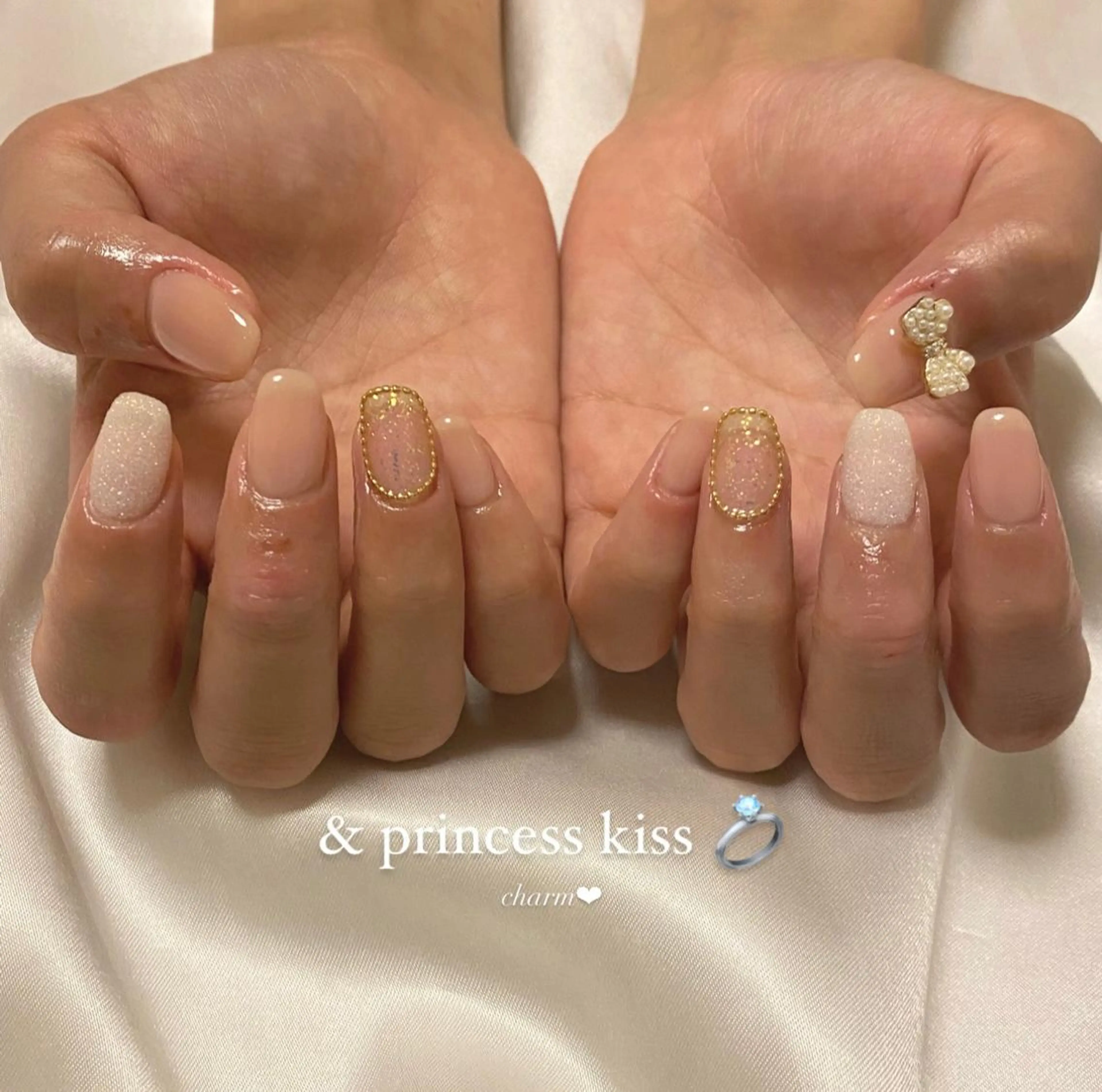 ネイル 持ち込み ハンドネイル nail salon charmのネイルデザイン