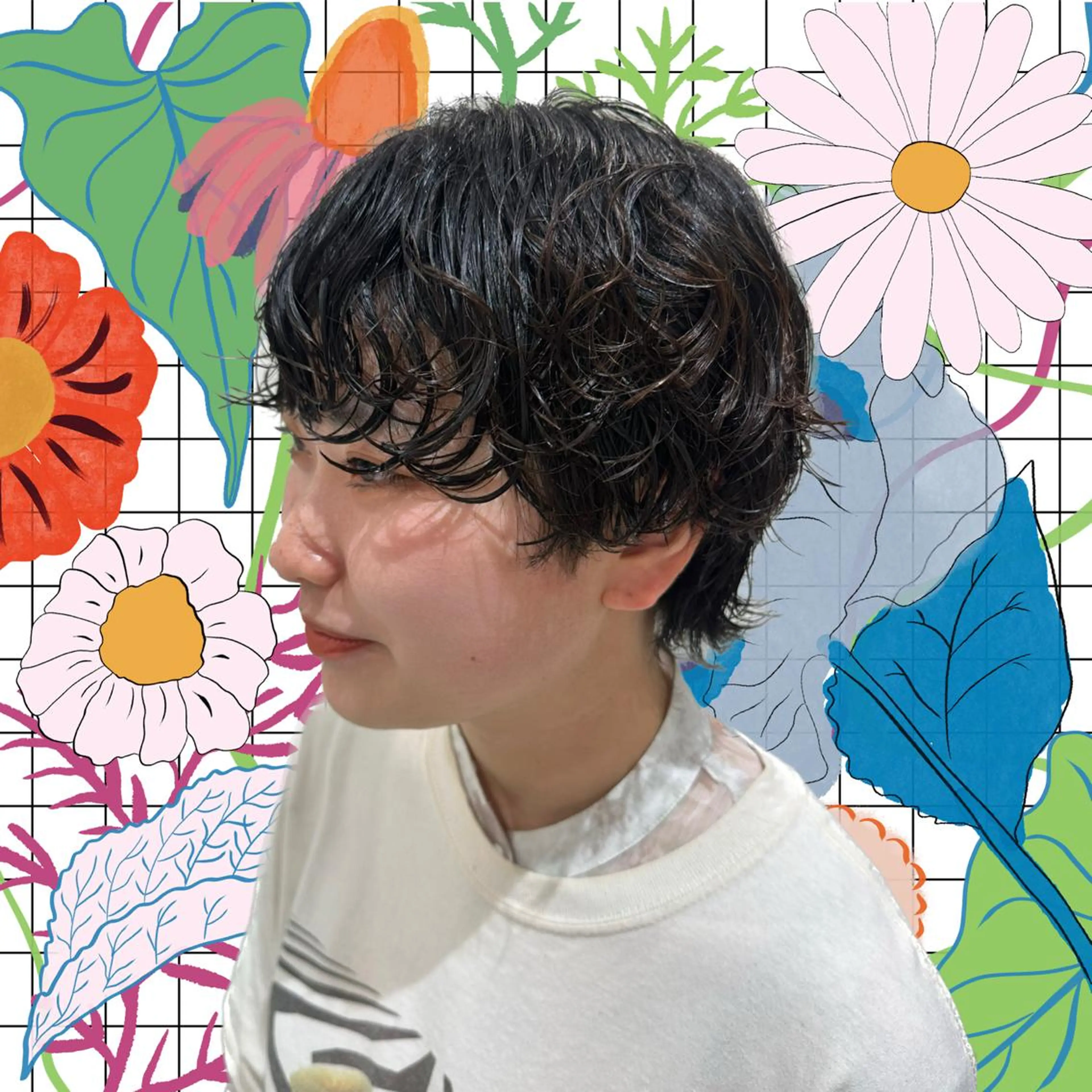 ショート パーマ hollo原宿所属・パーマ/ハイトーン 🎀Rumiのヘアスタイル