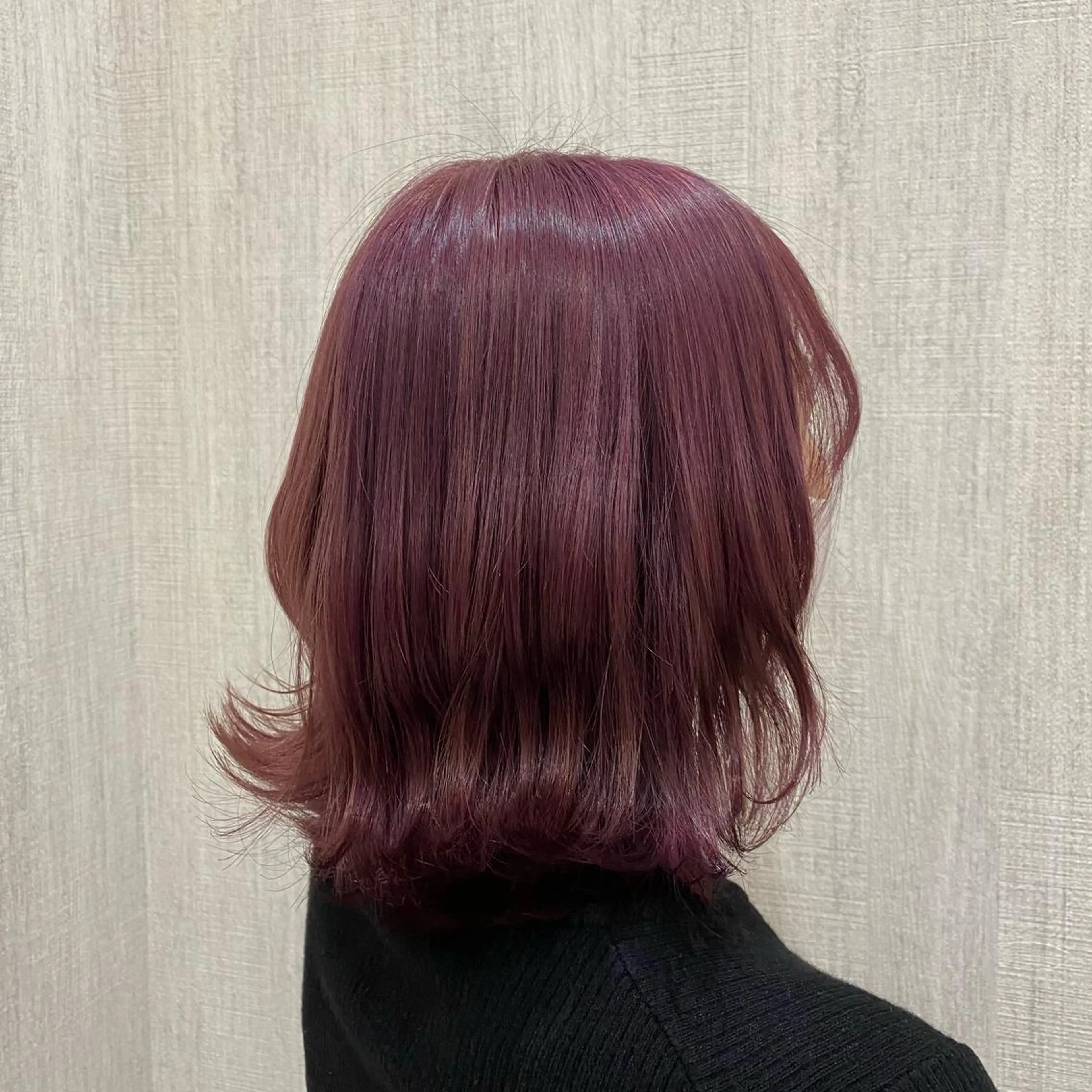 ミディアム カラー ヘアカラー 🫧透け感⋆艶髪💎 山口アヤカのヘアスタイル
