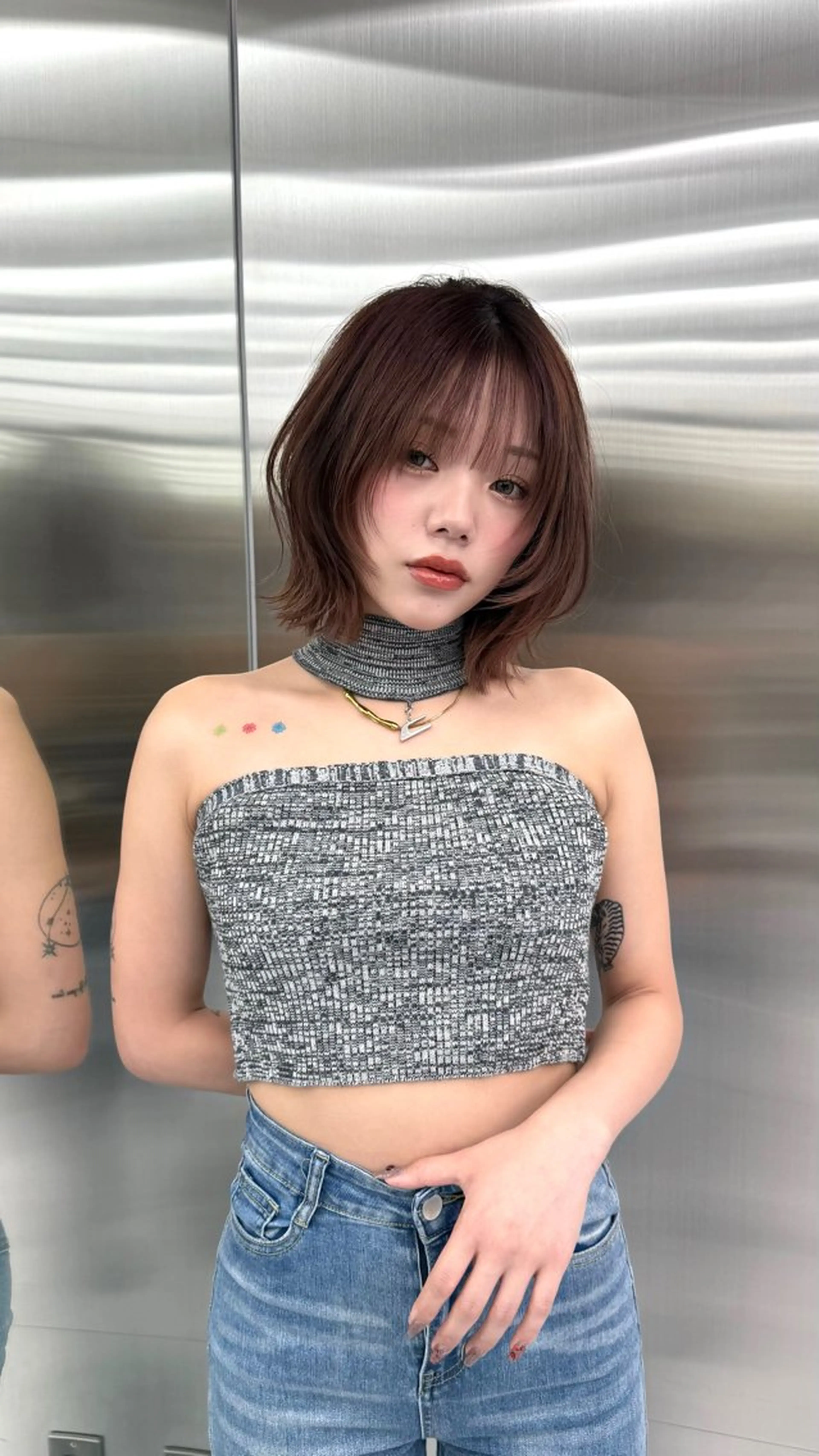 ショート romp恵比寿所属・艶感･透明感カラー 【瑠己】のヘアスタイル