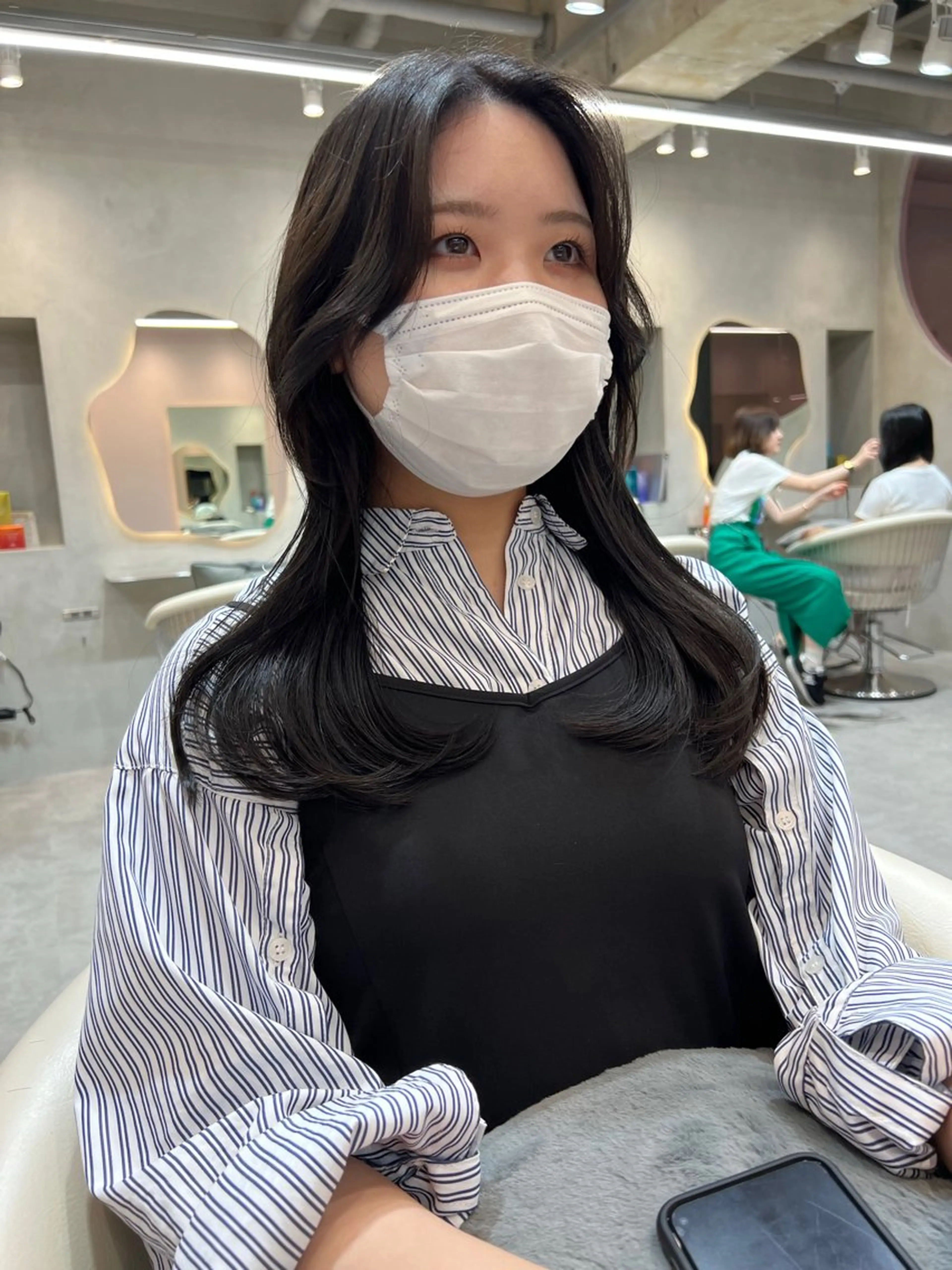 セミロング カラー ヘアアレンジ 🇰🇷韓国メンズ 特化🇰🇷松永恭征のヘアスタイル