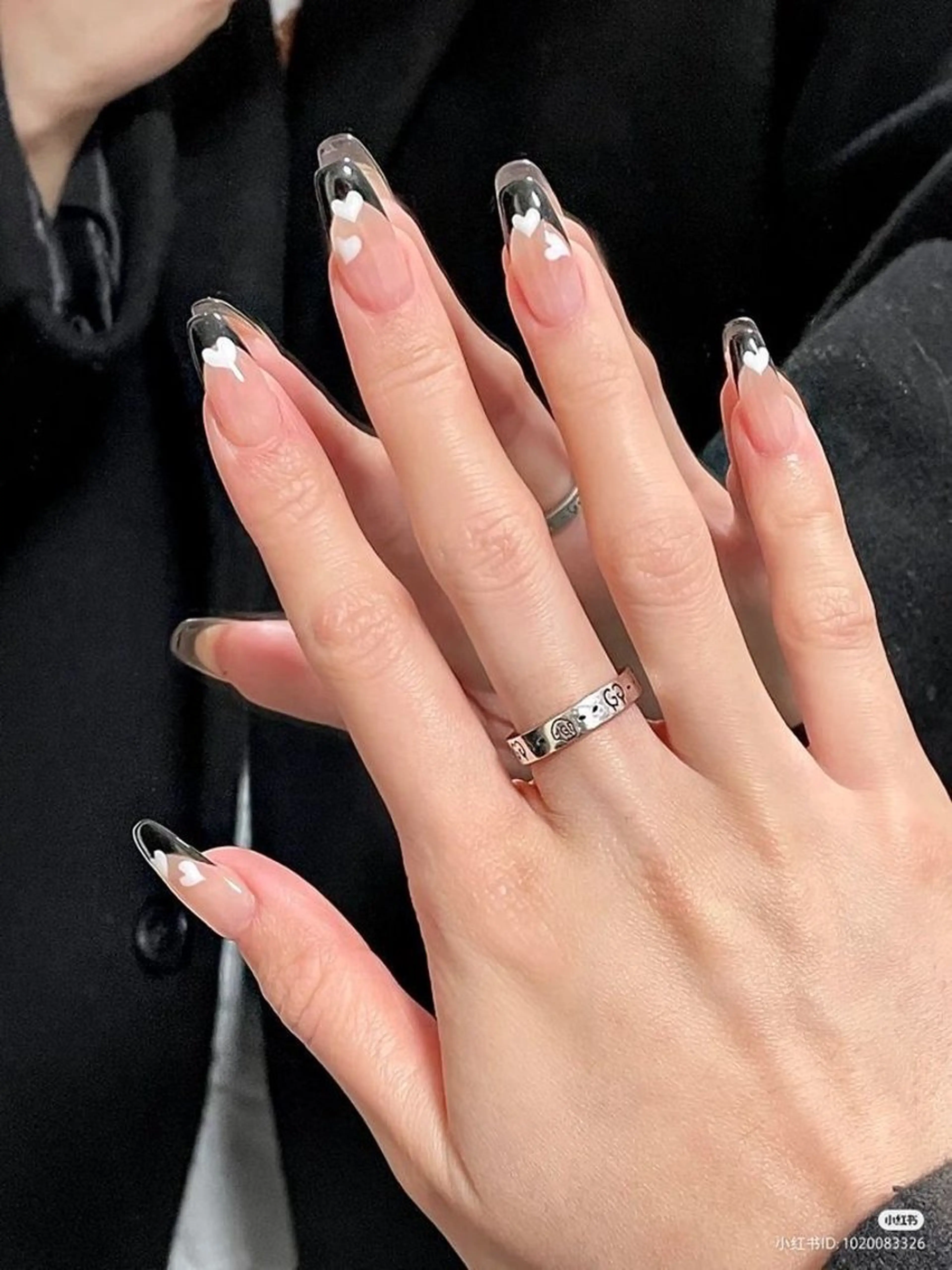 ネイル クリアネイル フレンチネイル ハンドネイル NailsbyT N.Sugamoのネイルデザイン