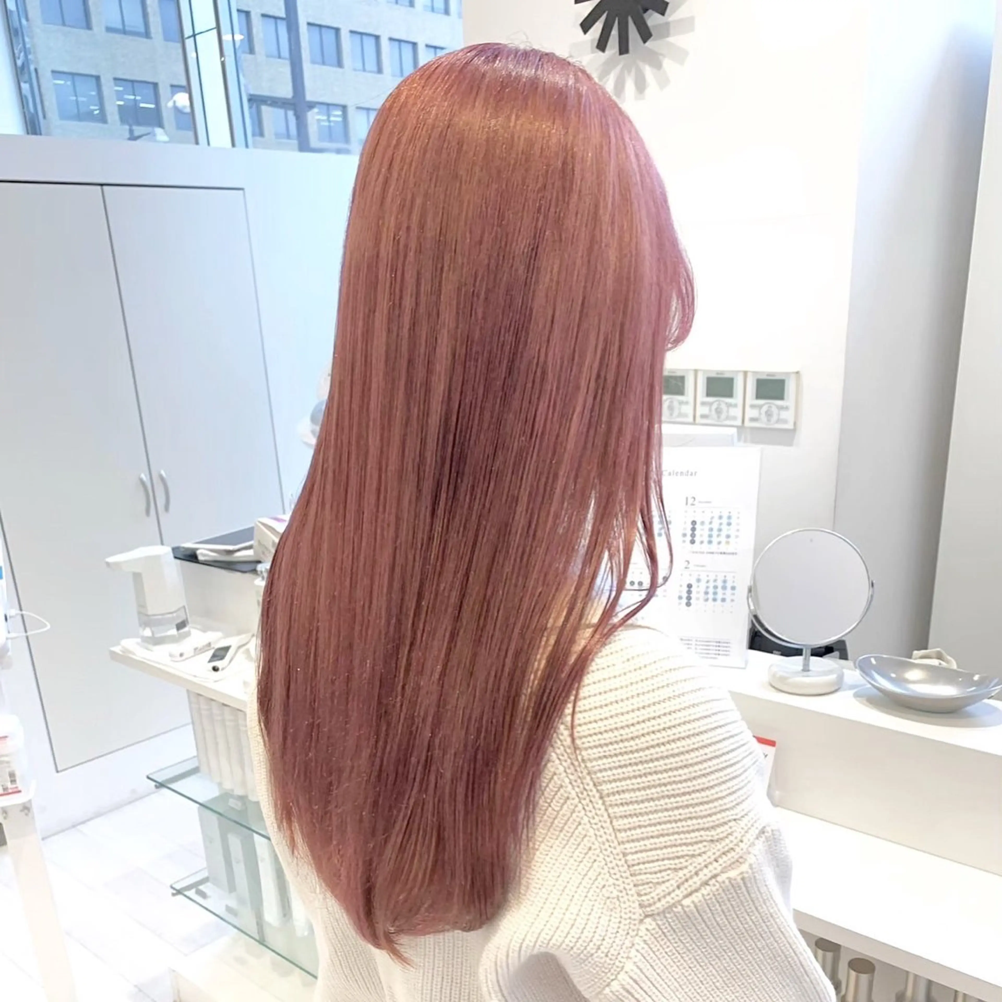 ロング カラー ヘアカラー ParveMix🍀 藤原愛未のヘアスタイル