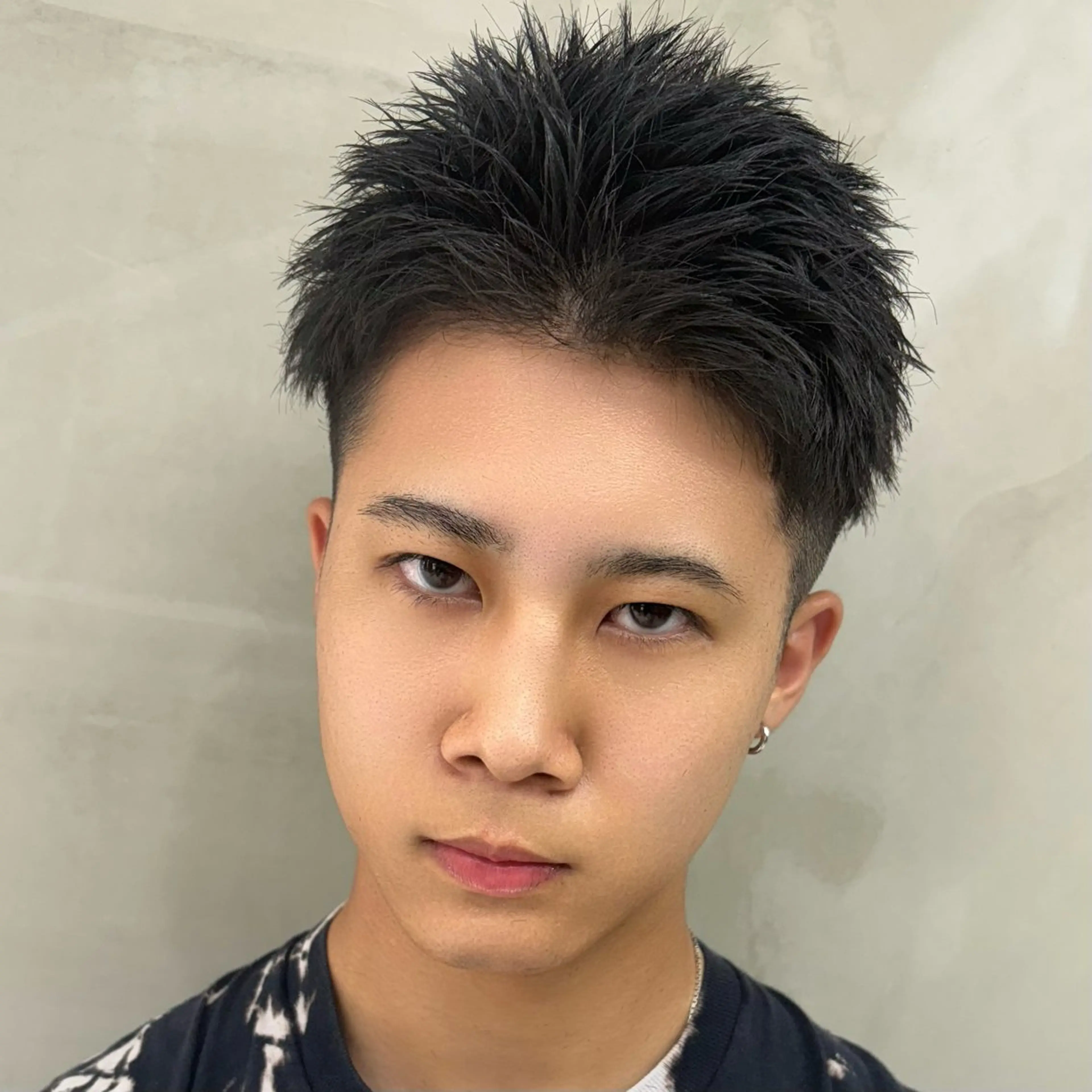 ショート メンズ スパイキーショート 刈り上げ ショートヘア カット 【GRANDEUR】 石橋亜嘉史のヘアスタイル