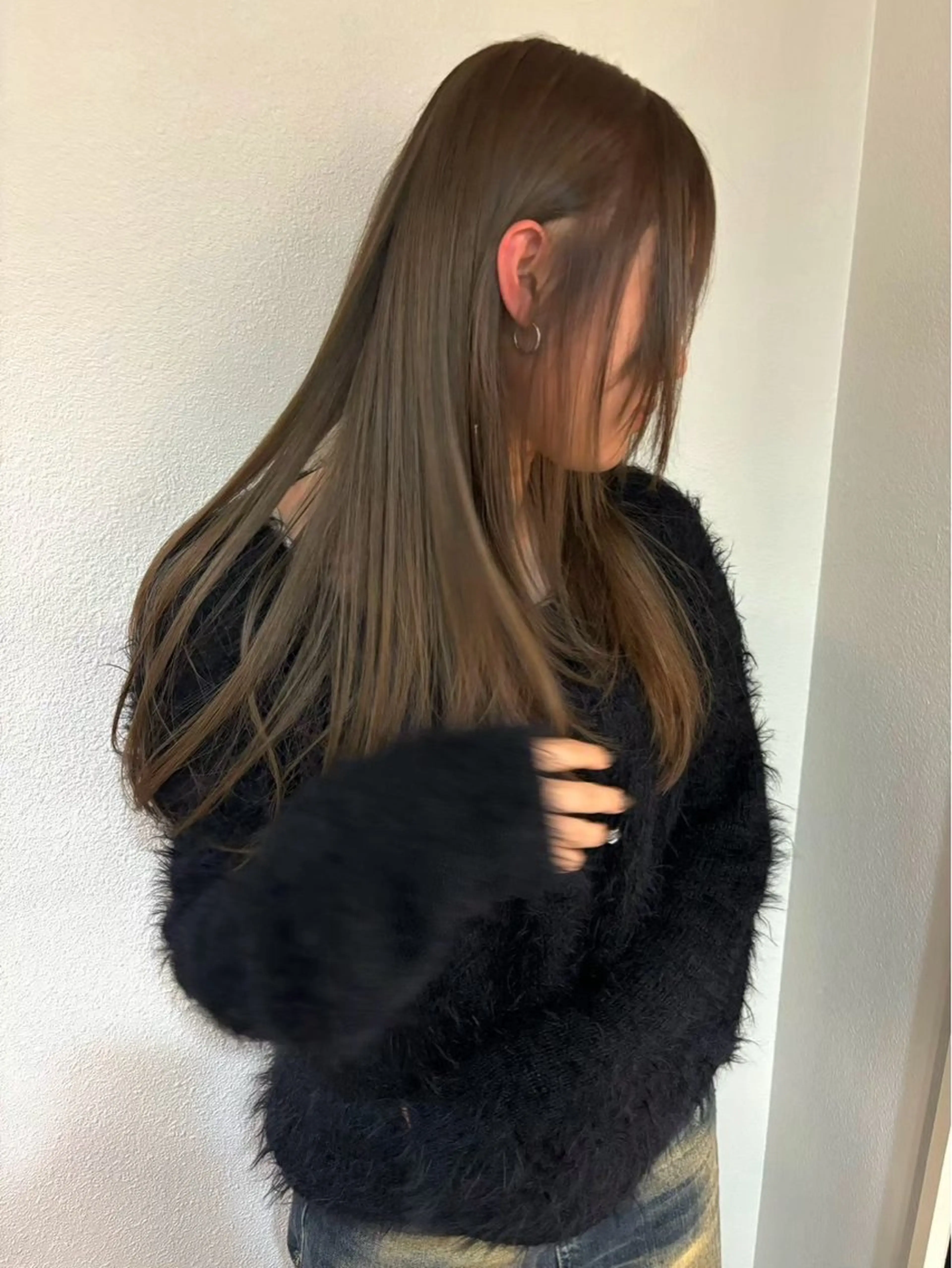 ロング ヘアカラー トリートメント 似合わせカット/ 顔周り/Marinaのヘアスタイル