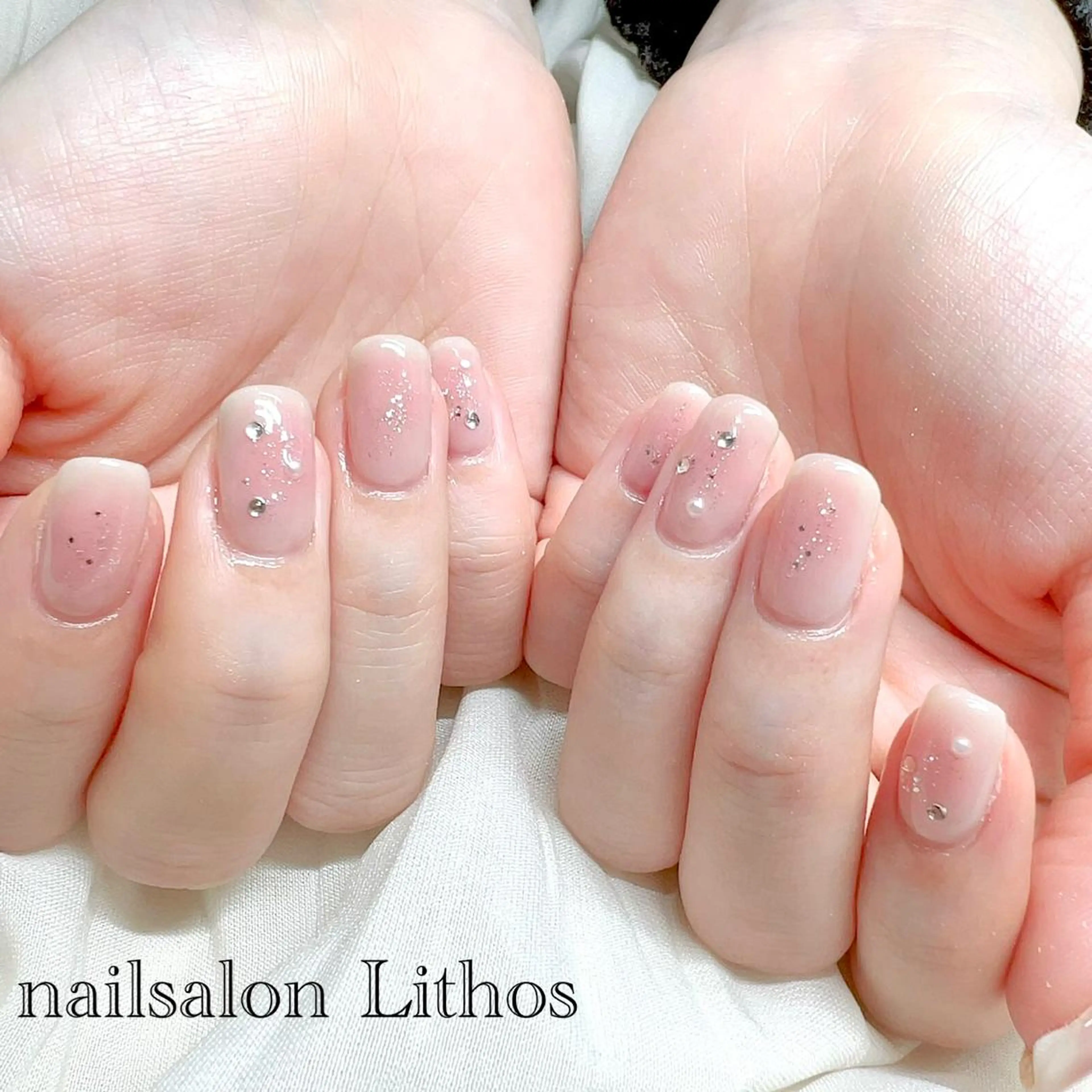 ネイル チークネイル ハンドネイル nailsalon Lithos所属・nailsalon Recontreのネイルデザイン