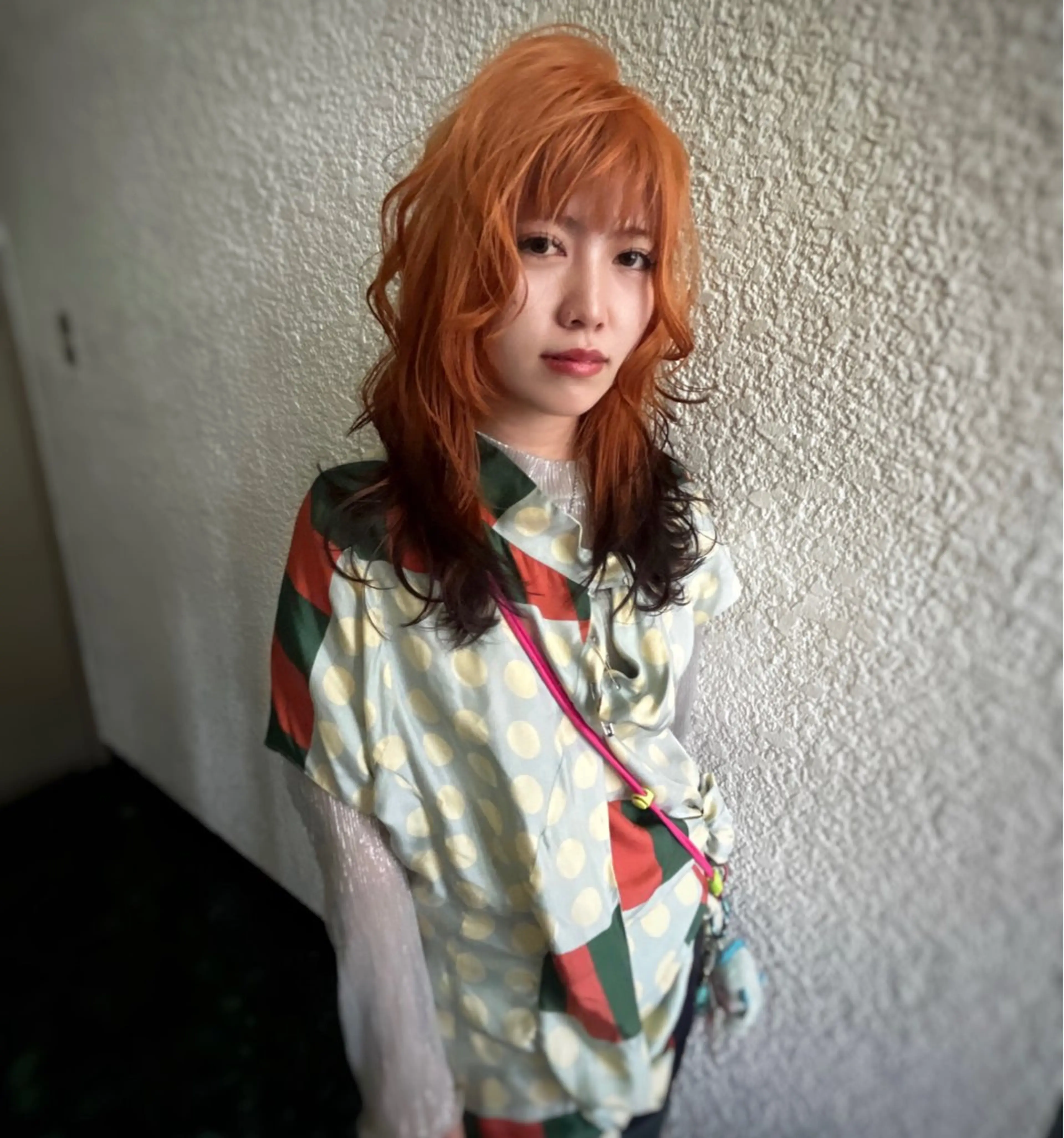 ロング ヘアカラー トリートメント 💖難波艶ハイトーン 髪質改善💖ケンシンのヘアスタイル