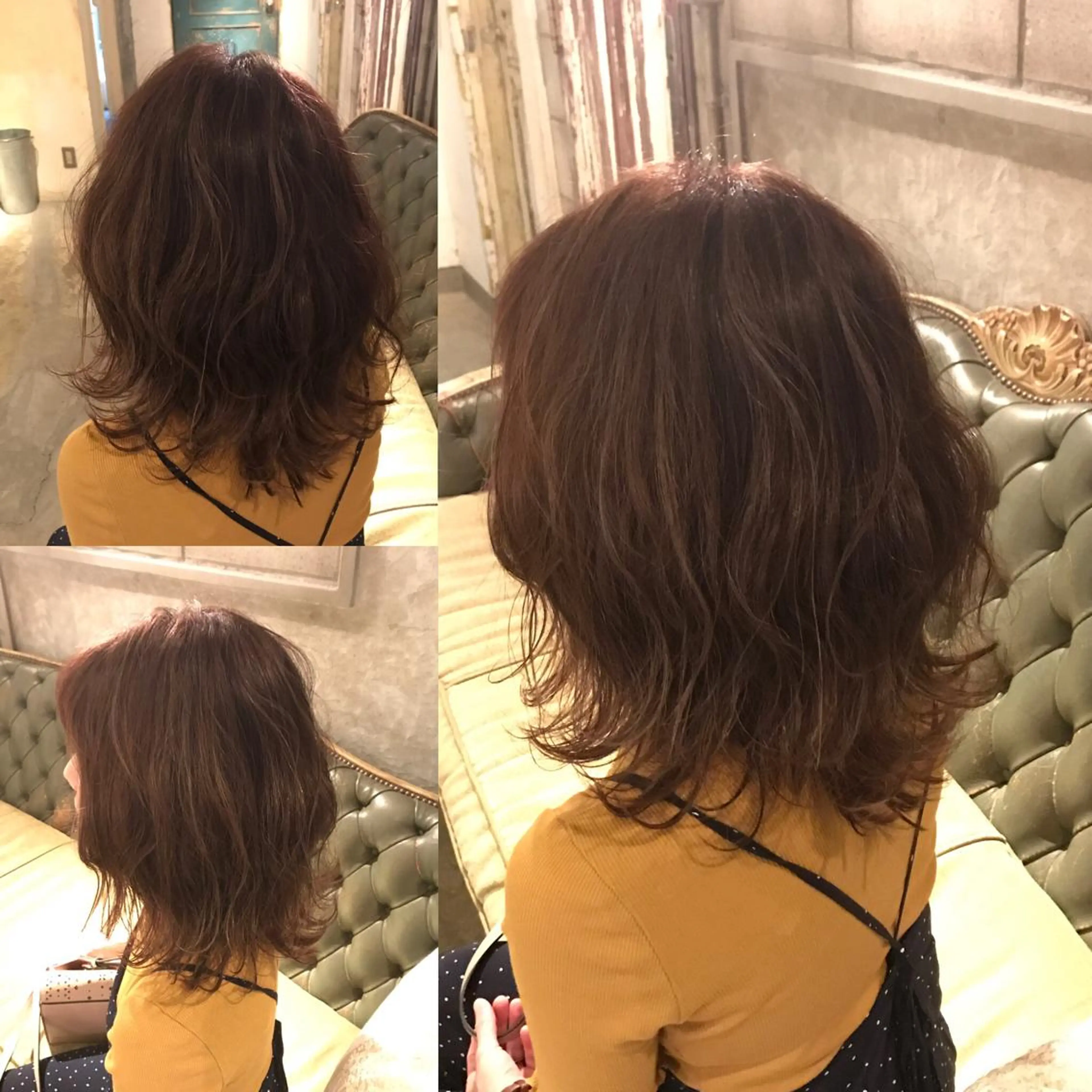 ミディアム ハイライト こう ちゃんのヘアスタイル