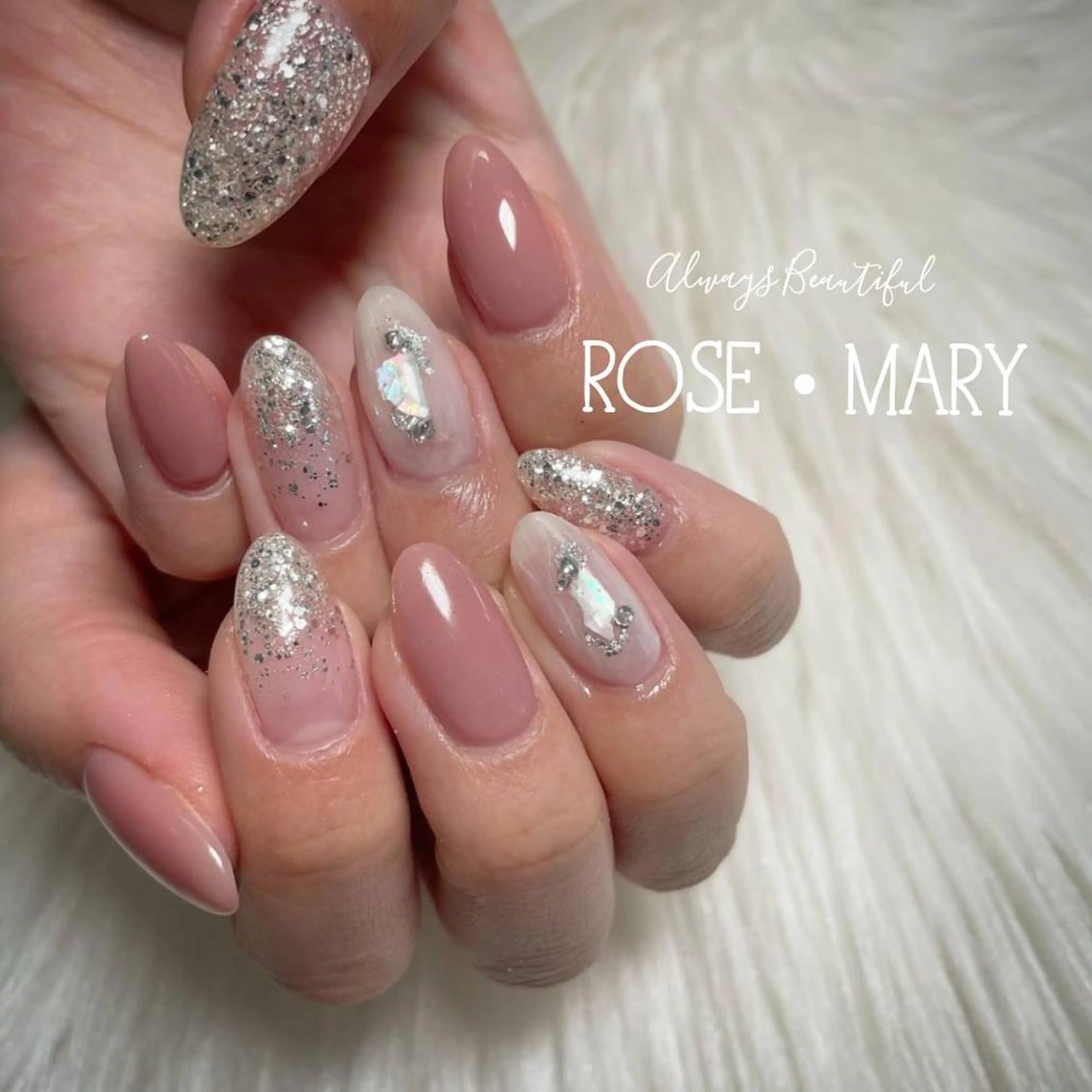 ネイル ハンドネイル ROSE・ MARY 鈴木のネイルデザイン