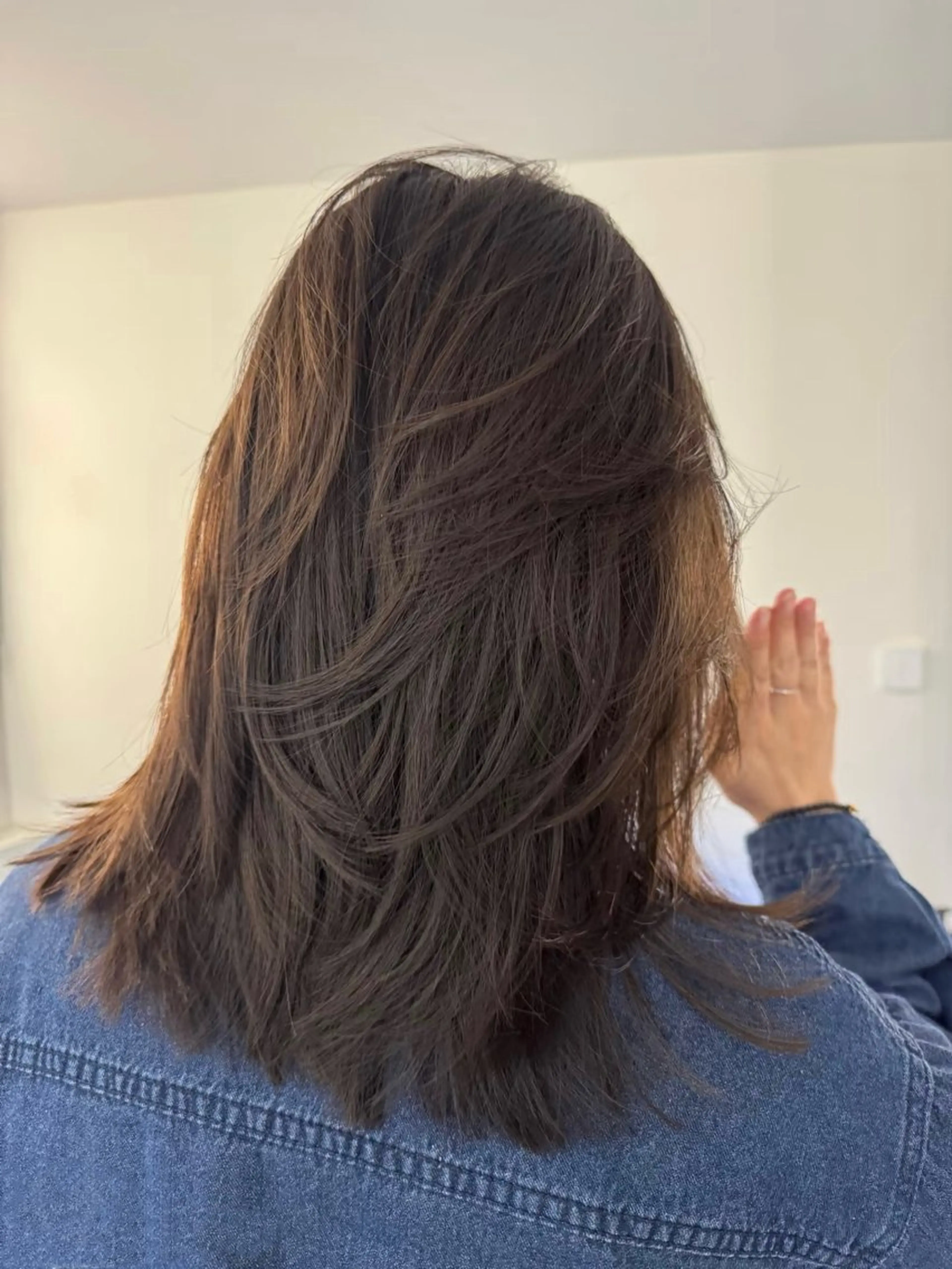 ミディアム カラー カット ヘアカラー トリートメント 髪質改善 SHEER. 大阪梅田【シアー】所属・酸性ストレート/髪質 改善/村上のヘアスタイル
