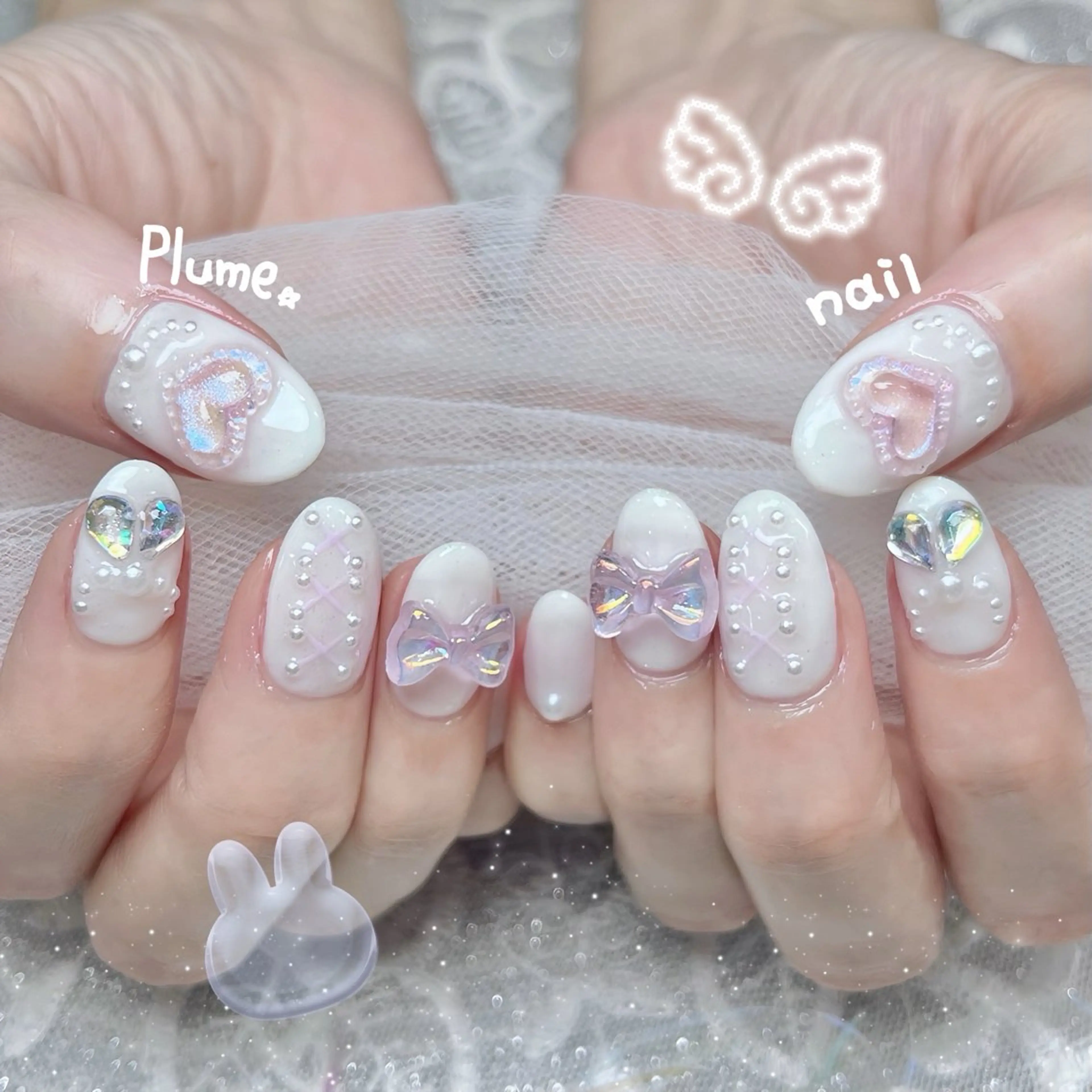 ネイル ハンドネイル plume nail ☆韓国ネイルのネイルデザイン