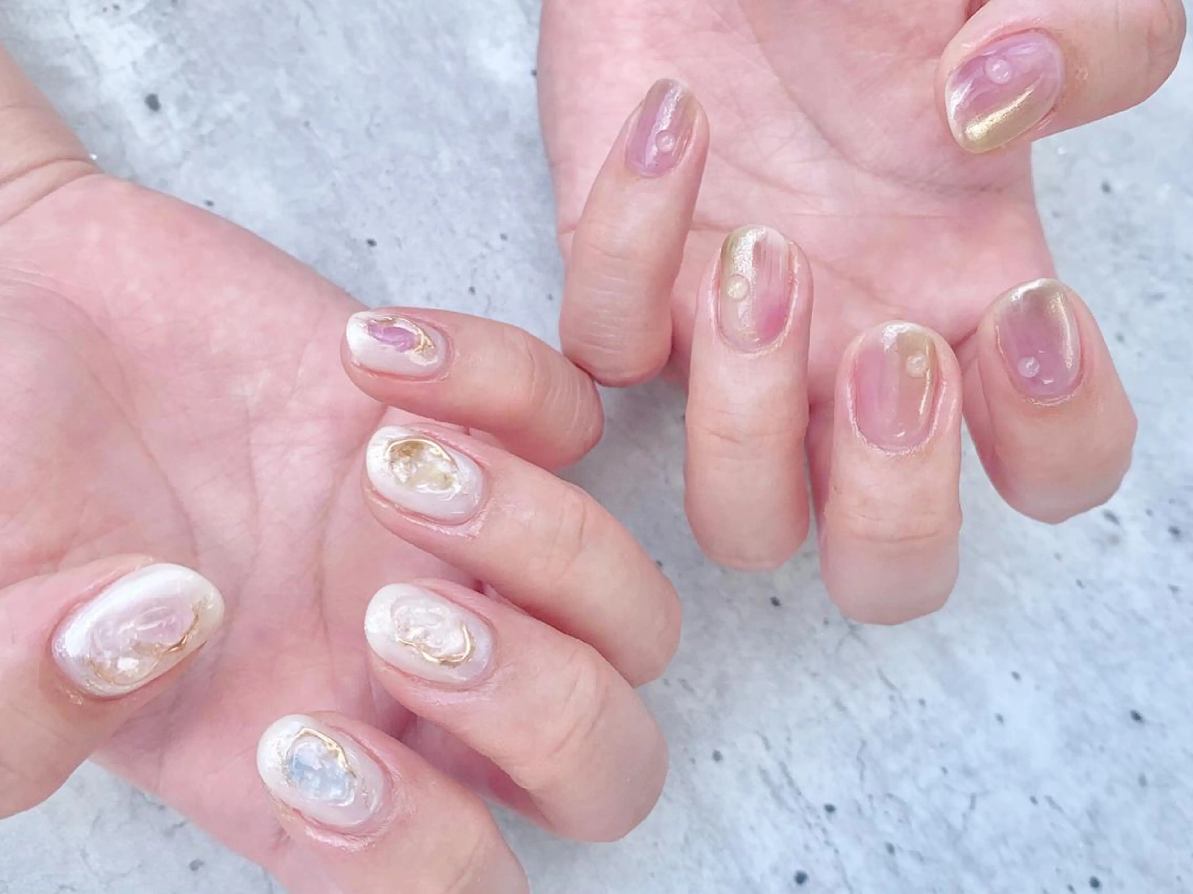 ネイル アートネイル ニュアンスネイル ワンカラーネイル シンプルネイル ハンドネイル haruka joieangeのネイルデザイン