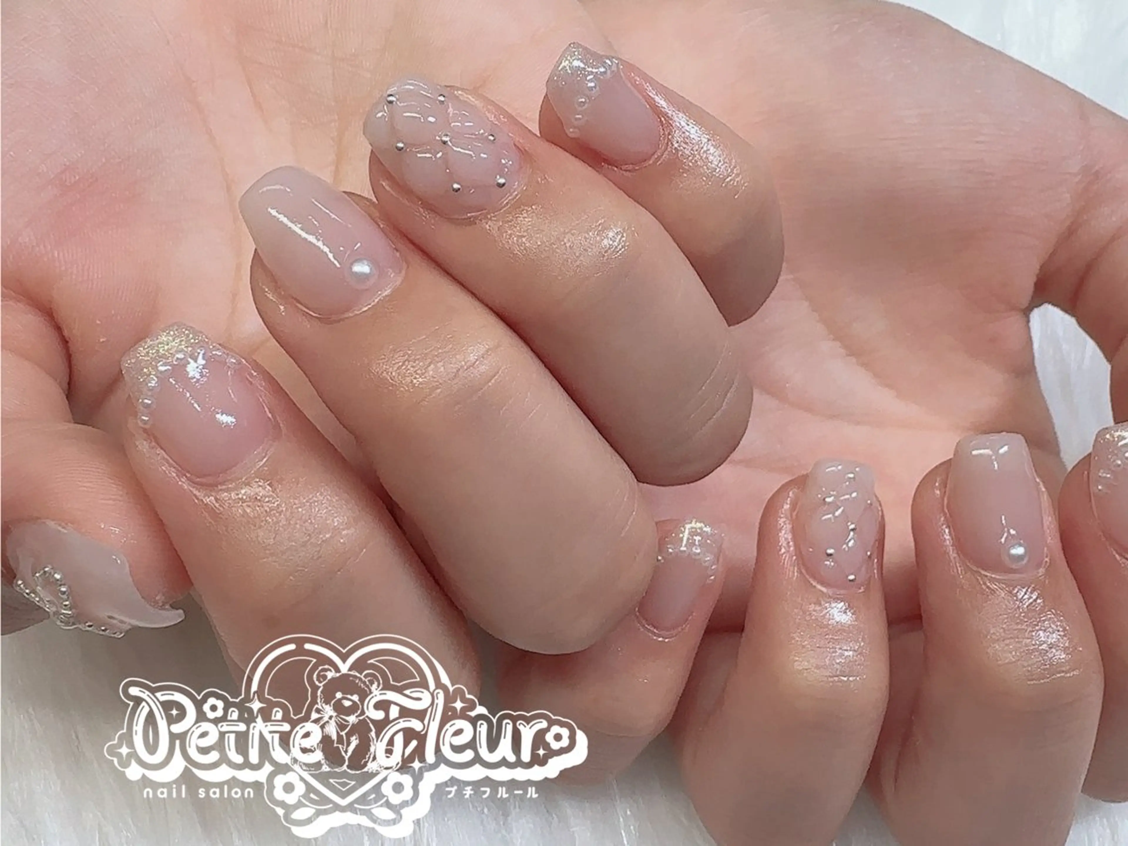 ネイル ハンドネイル ❁⃘*。Petite fleur❁⃘*りさのネイルデザイン