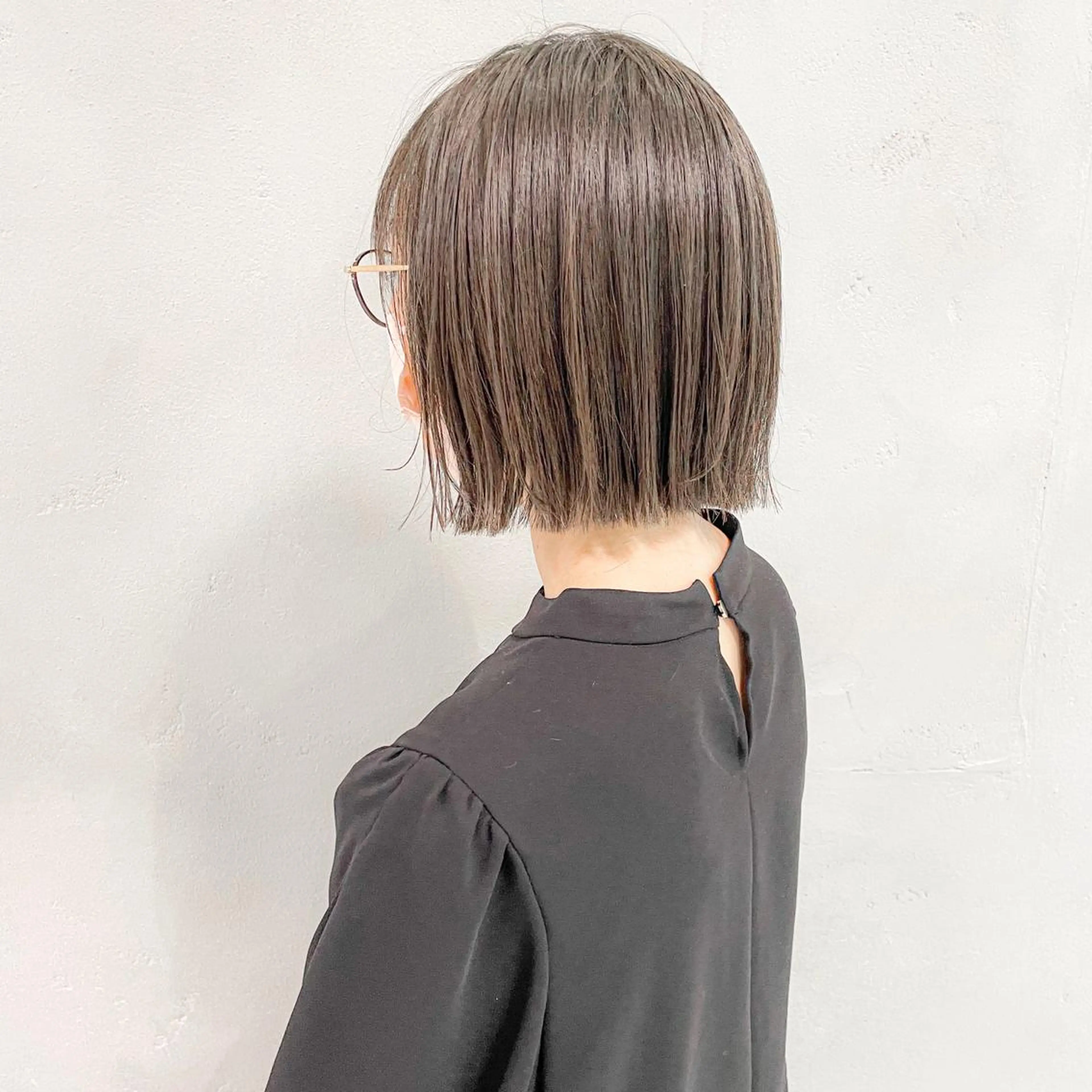 ミディアム カラー カット ヘアカラー トリートメント 阿田 悠士朗のヘアスタイル