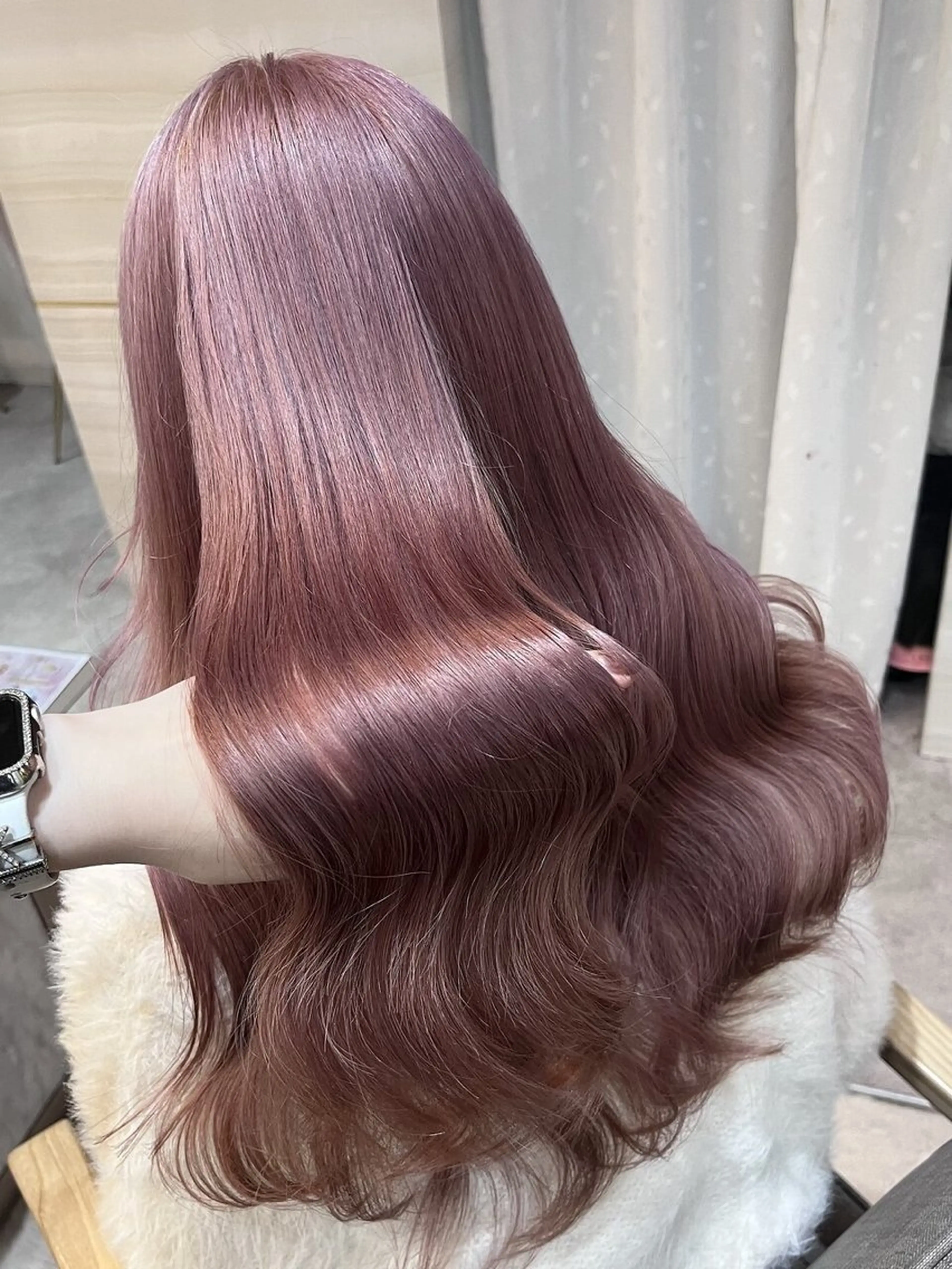 ロング カラー elubylovis mana💜のヘアスタイル