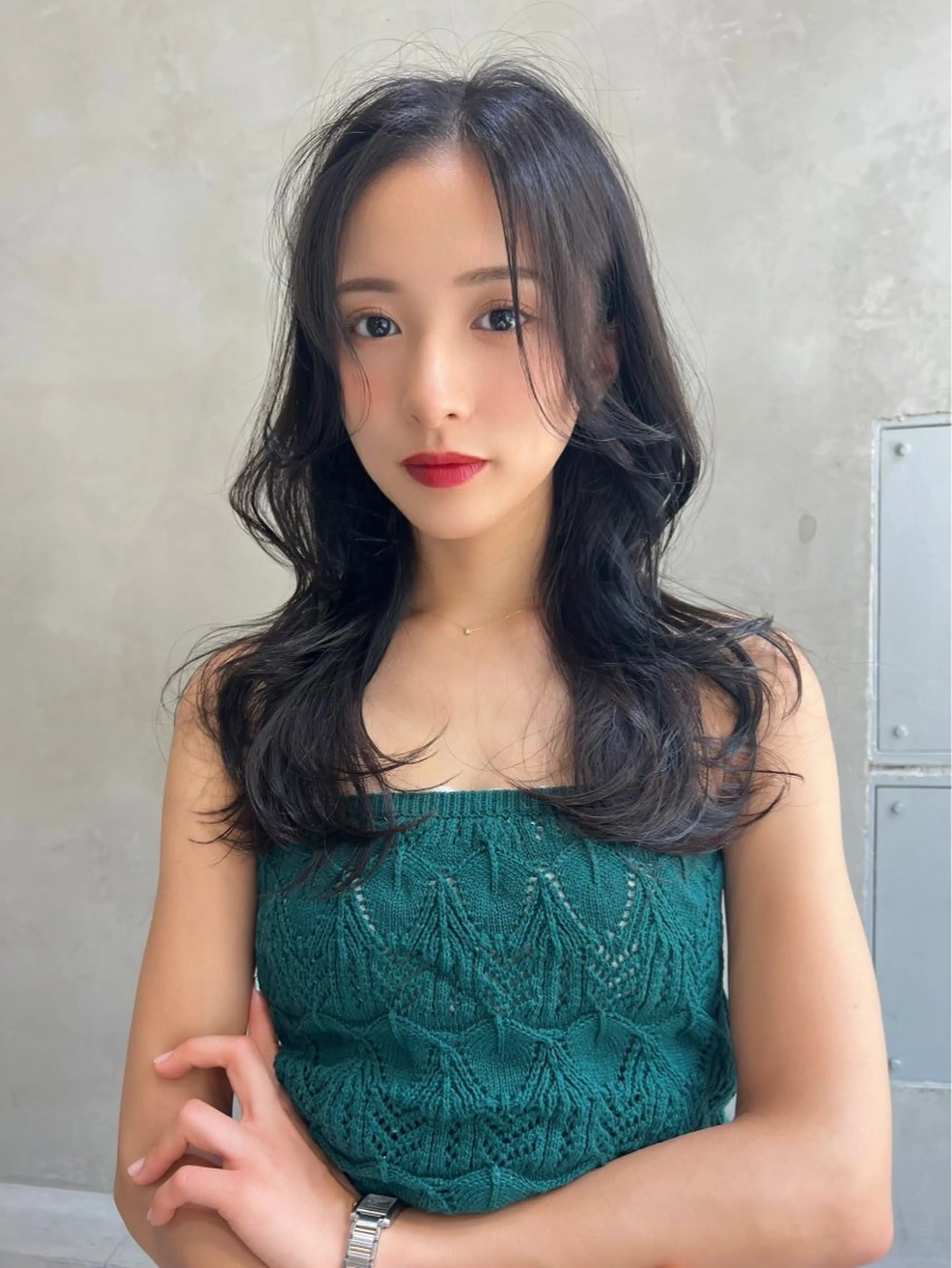 セミロング カラー Kanon ⟡.·*.のヘアスタイル