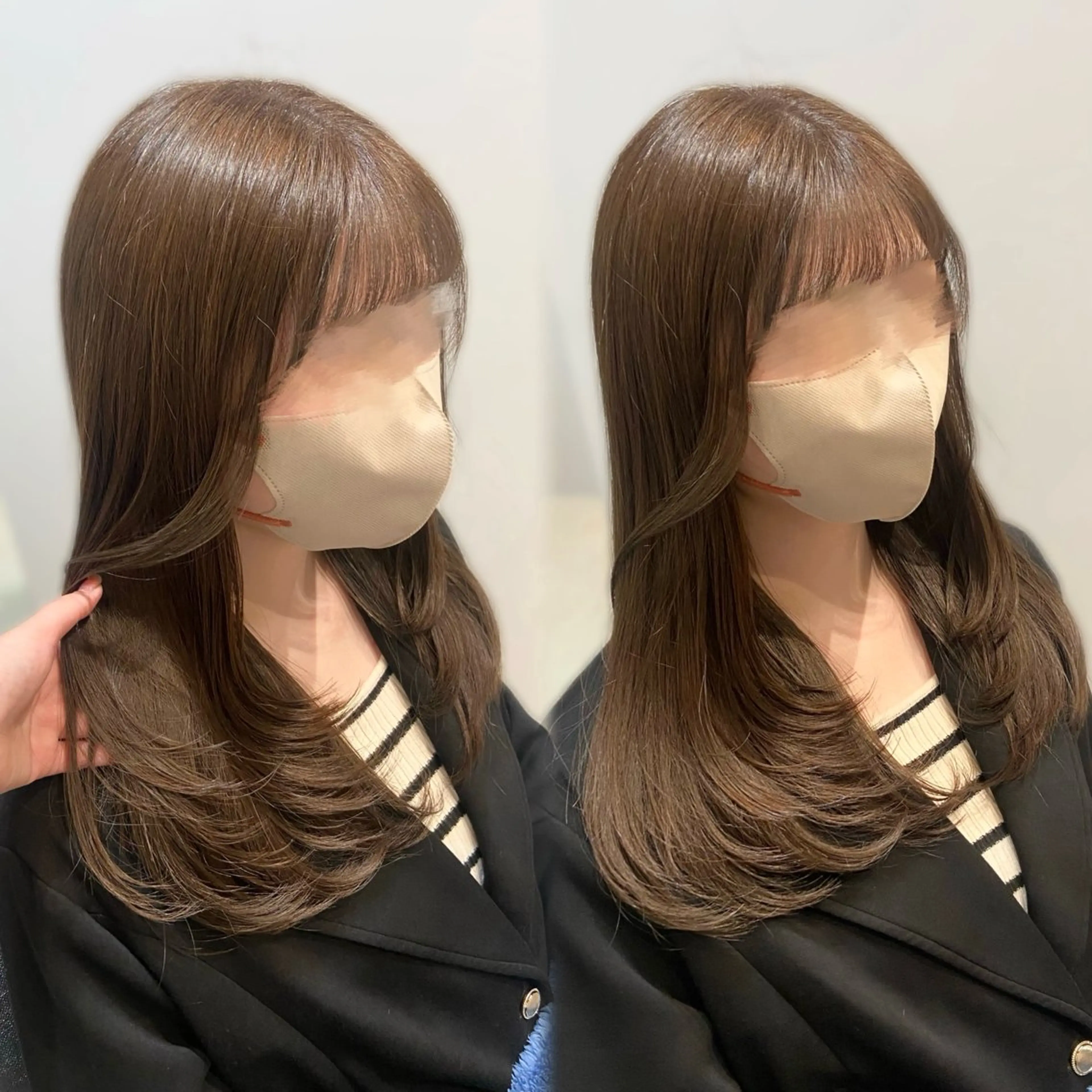 ロング レイヤーカット AMELY静岡呉服町店所属・末吉 帆華 AMELY呉服町店のマツエク・マツパデザイン