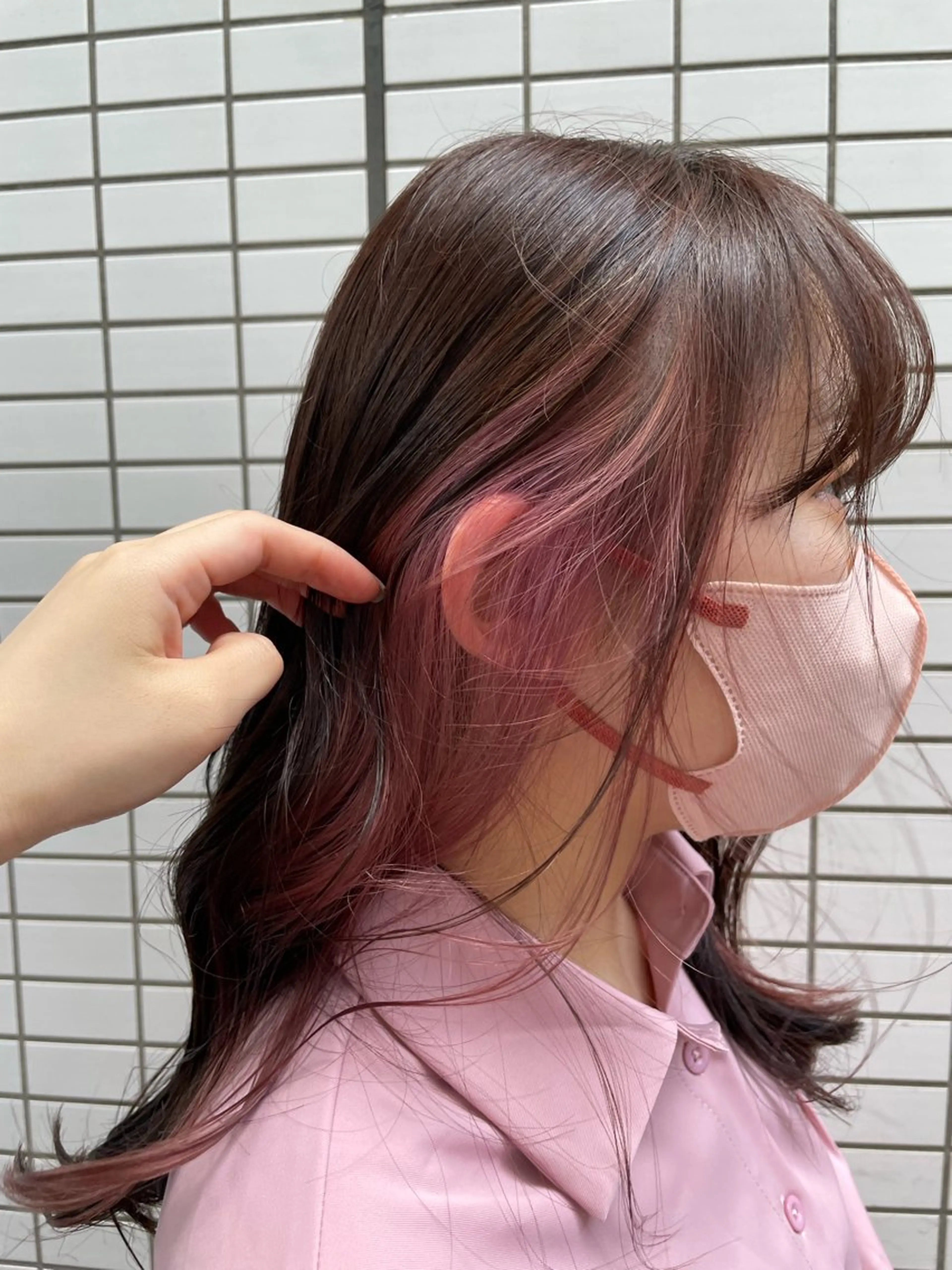 カラー ヘアカラー yumemiレイヤー ‎✴︎ 透明感カラーのヘアスタイル